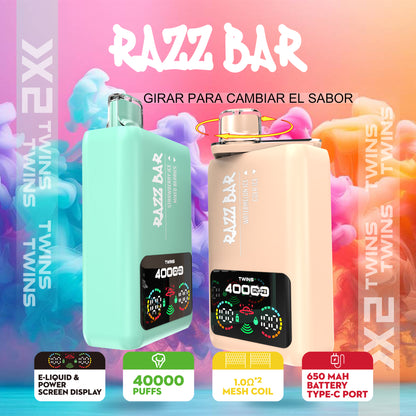 RazzBar 40000 Puffs (X2 Dual Tank )