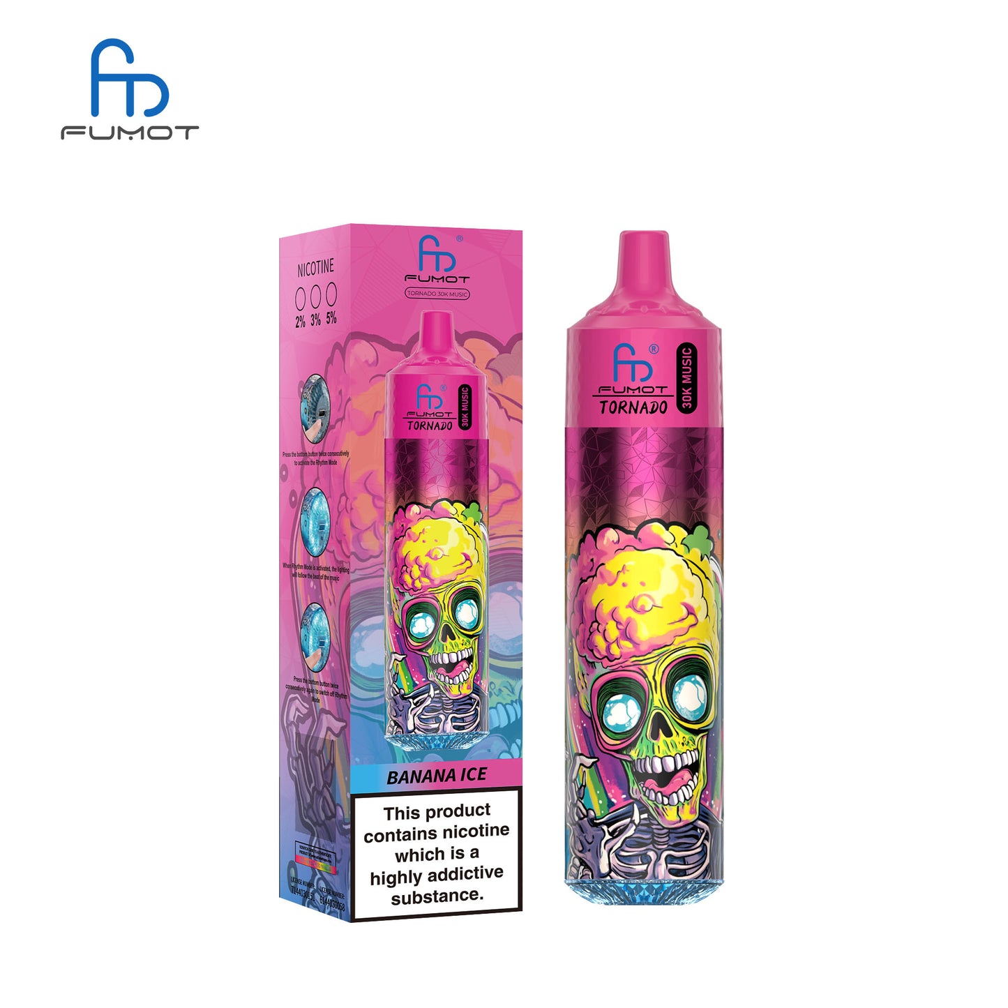 Fumot Tornado 30K Music Disposable Vape