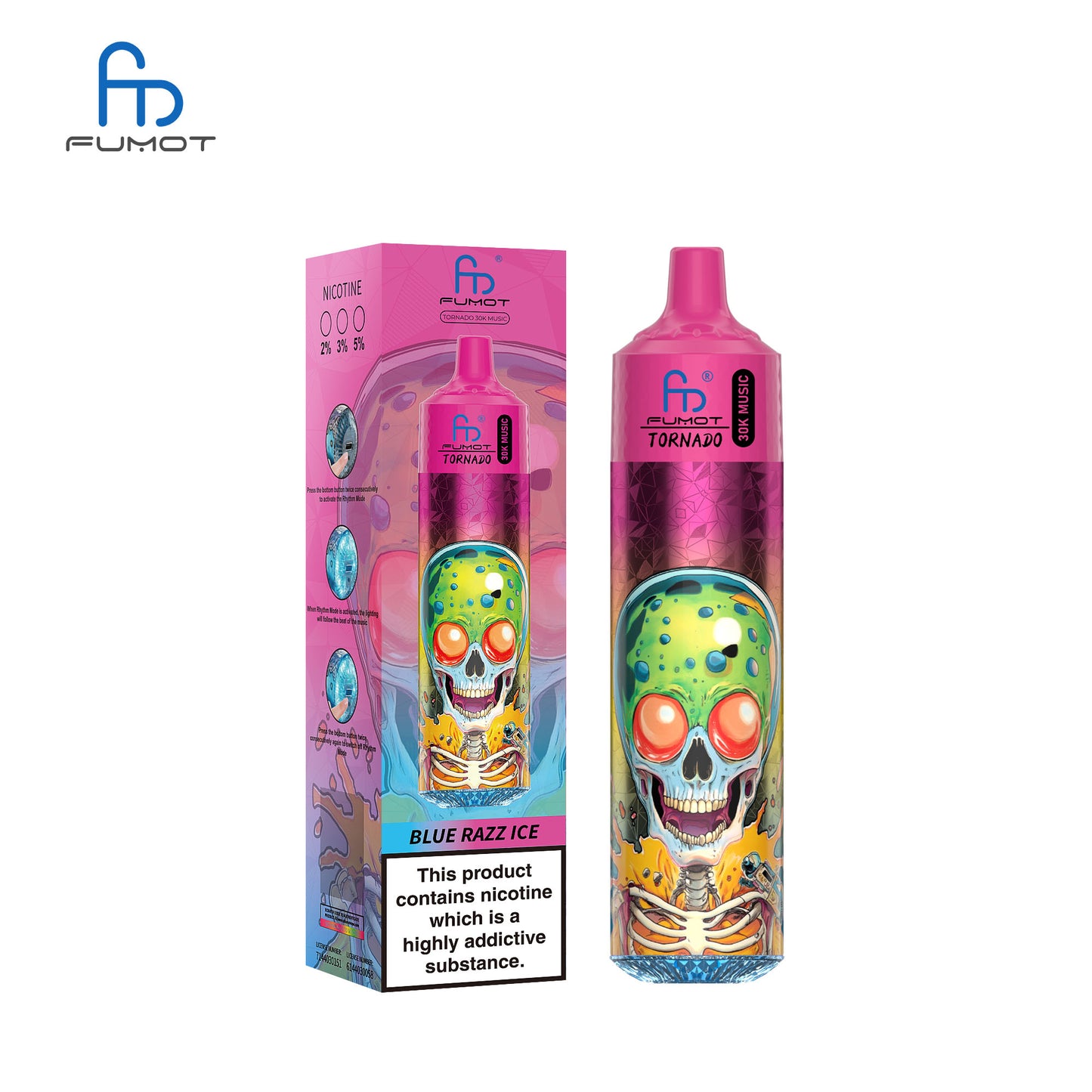 Fumot Tornado 30K Music Disposable Vape