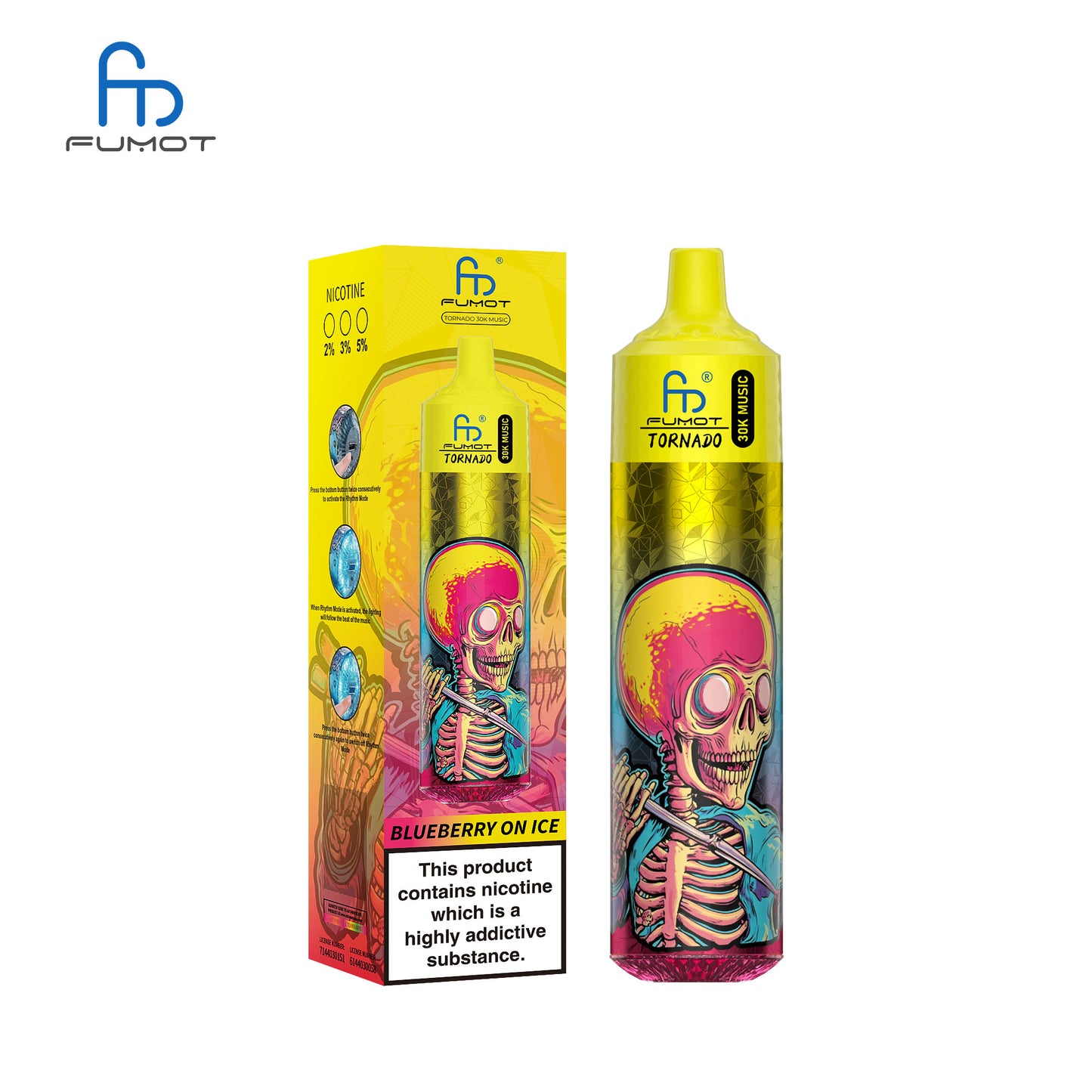 Fumot Tornado 30K Music Disposable Vape