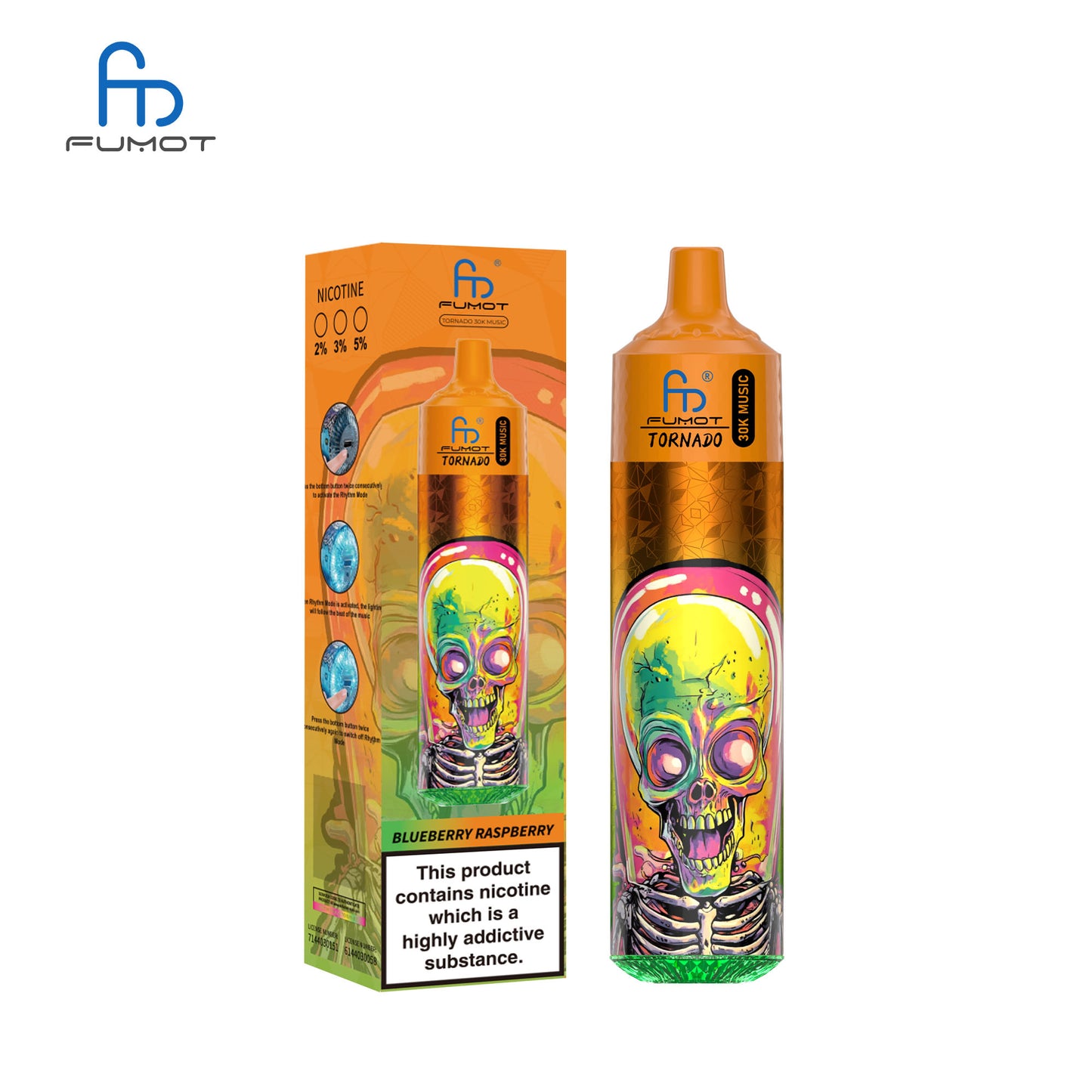 Fumot Tornado 30K Music Disposable Vape