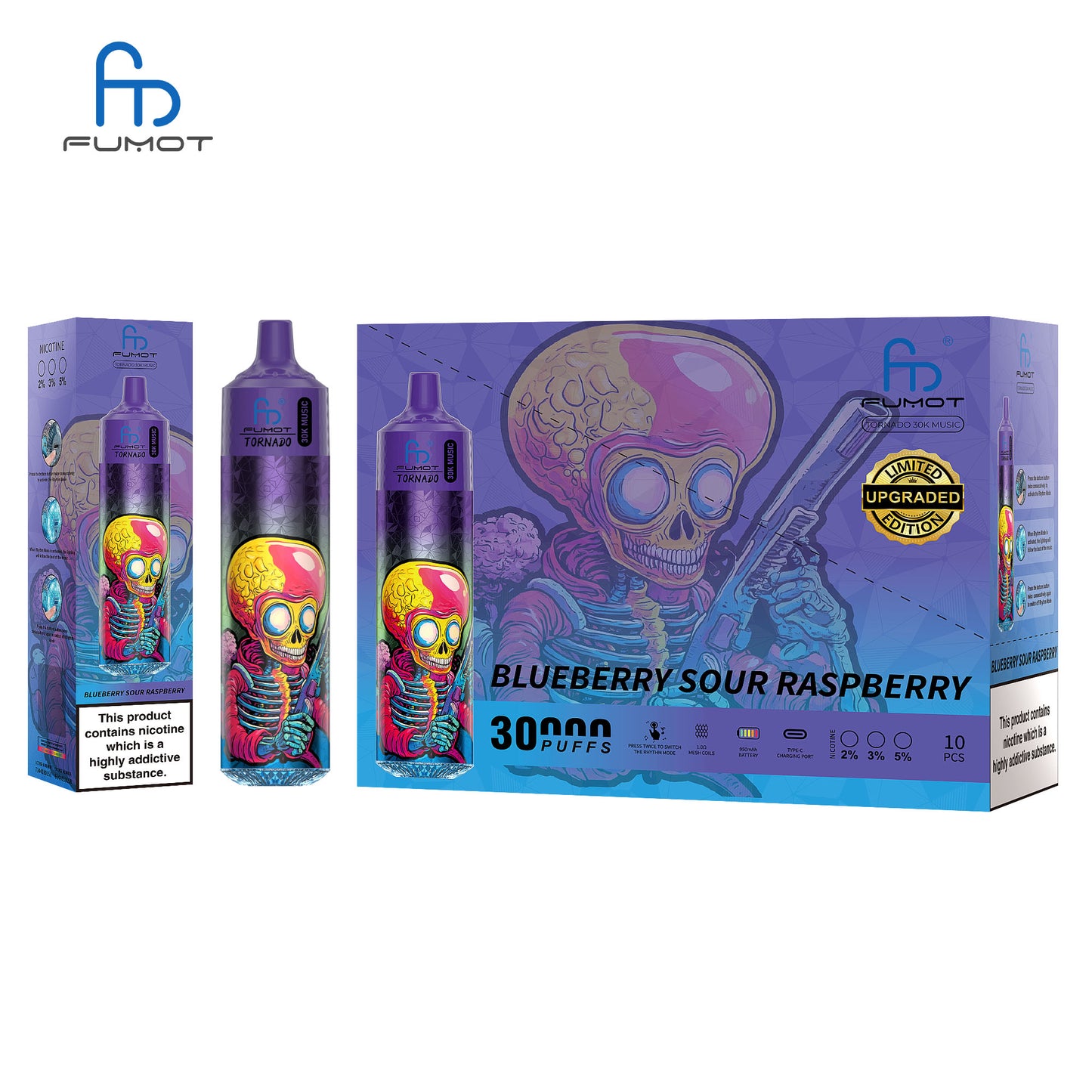 Fumot Tornado 30K Music Disposable Vape