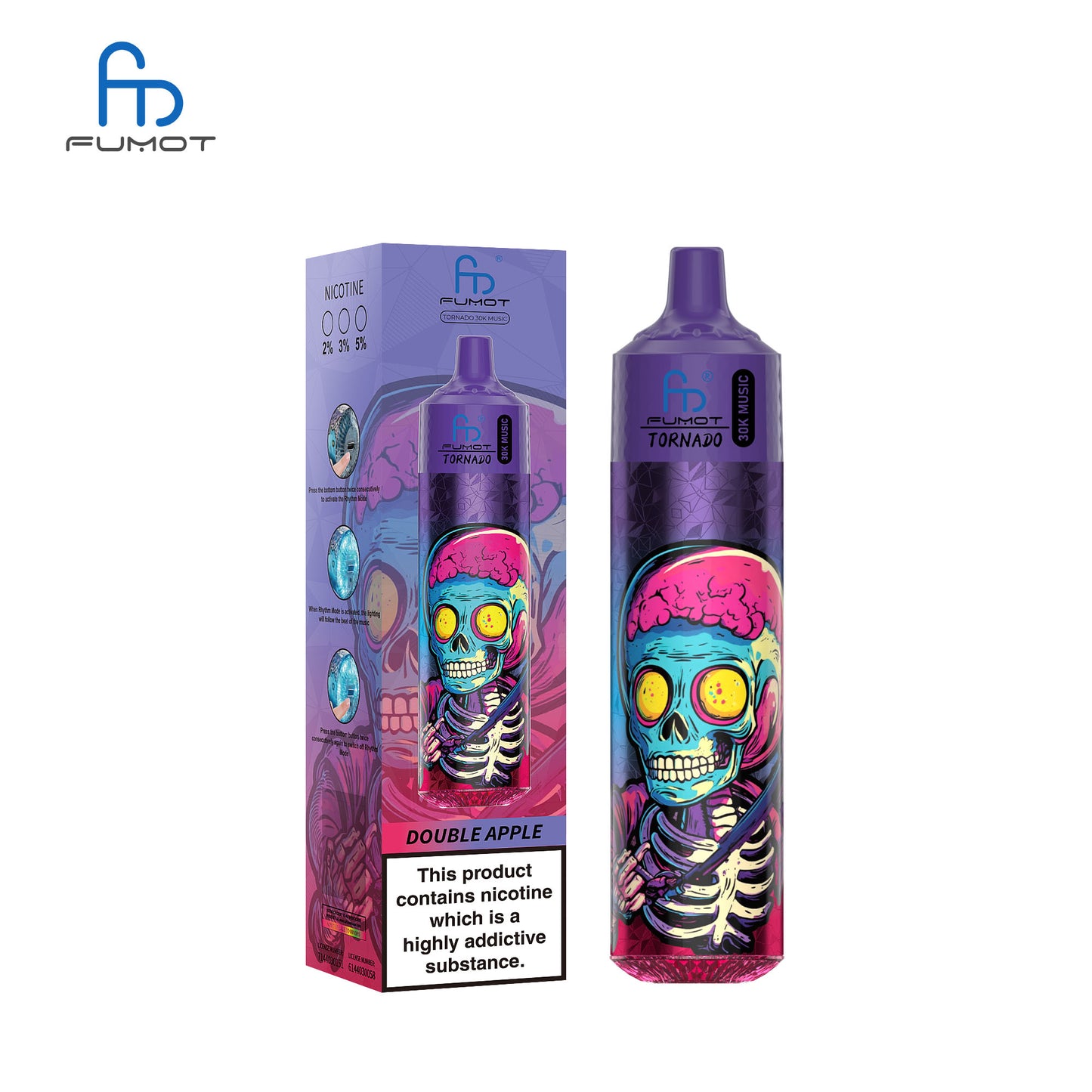 Fumot Tornado 30K Music Disposable Vape