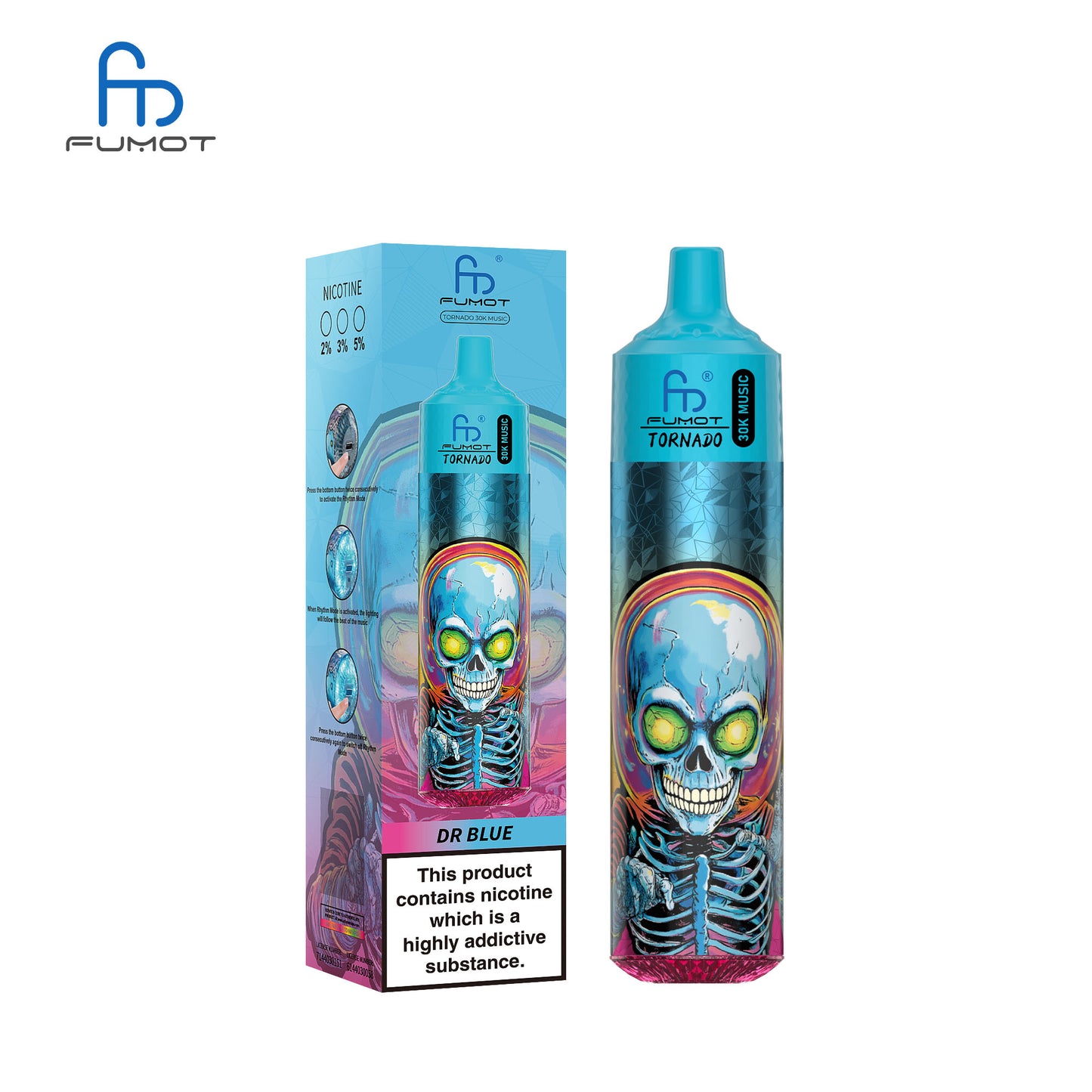 Fumot Tornado 30K Music Disposable Vape