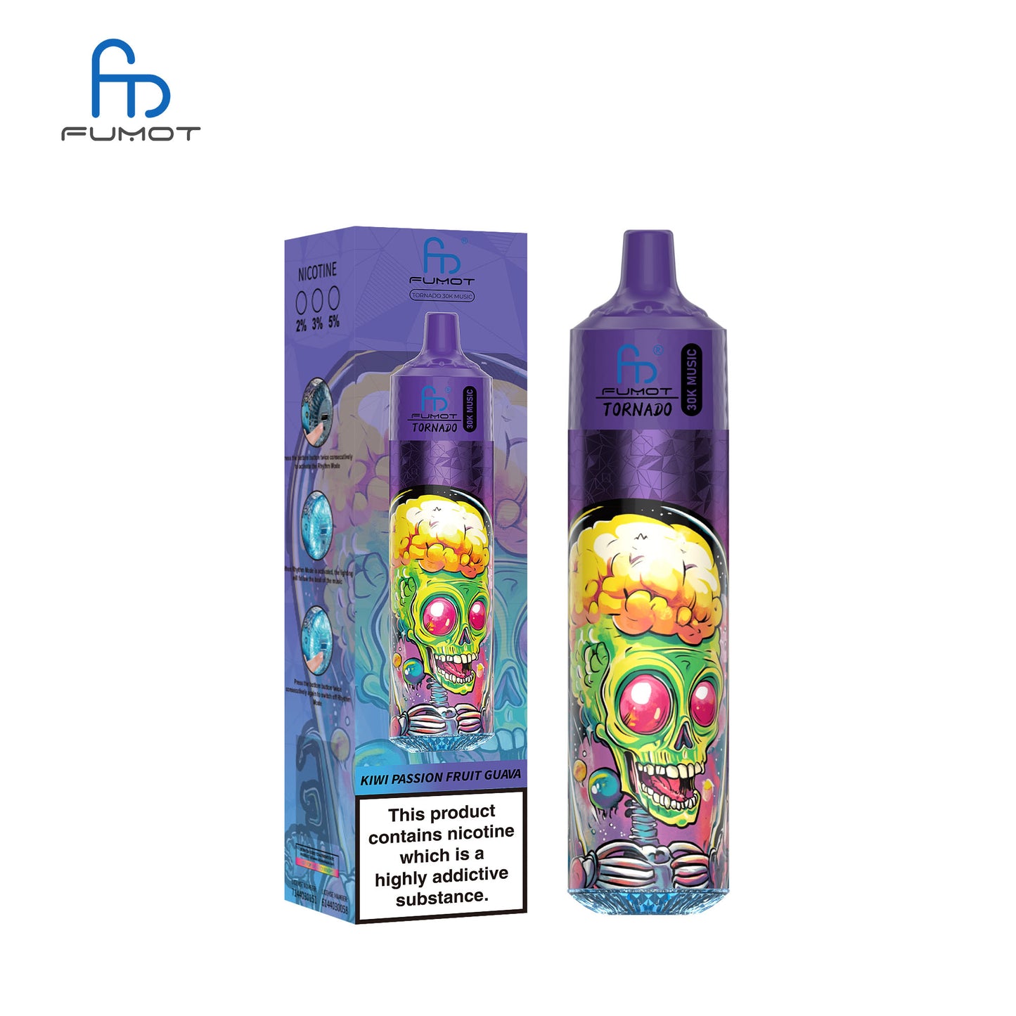 Fumot Tornado 30K Music Disposable Vape