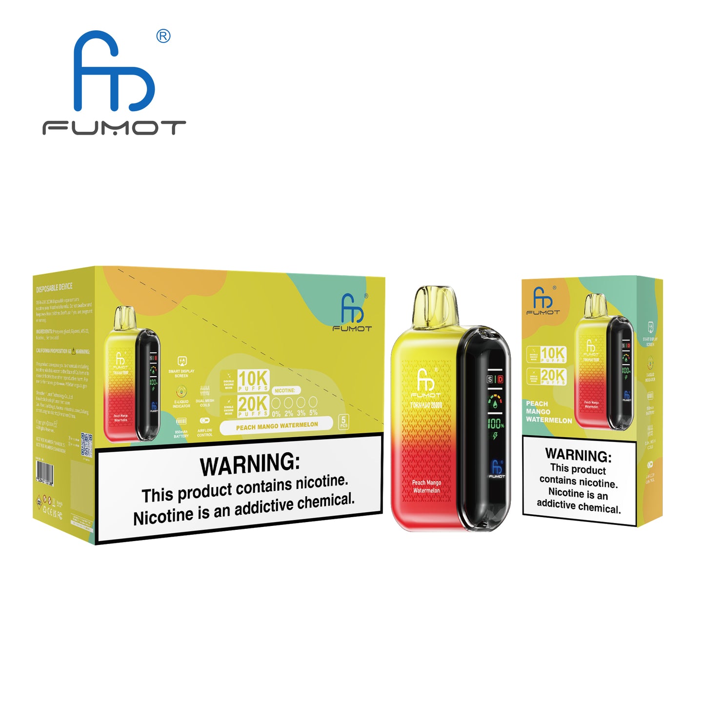 RandM Fumot Tornado 20000 Puffs Disposable Vape