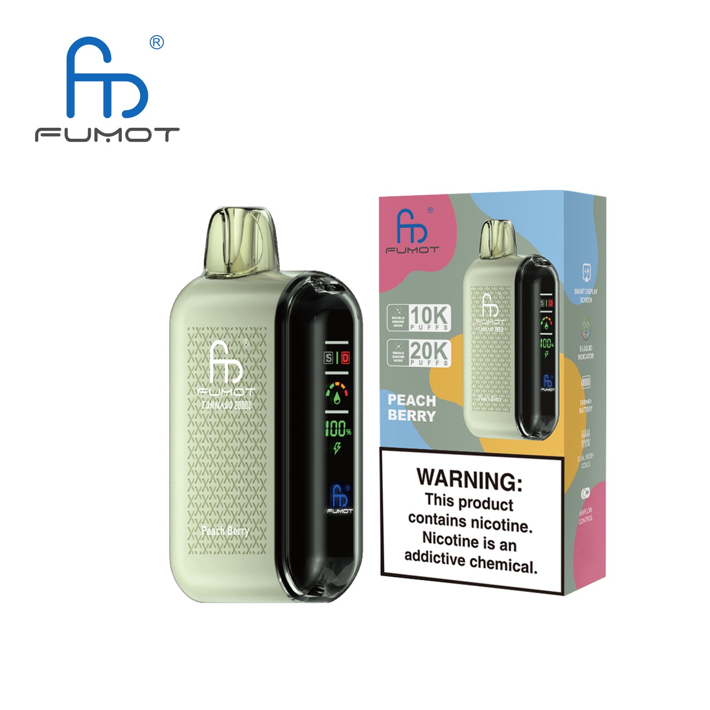 RandM Fumot Tornado 20000 Puffs Disposable Vape