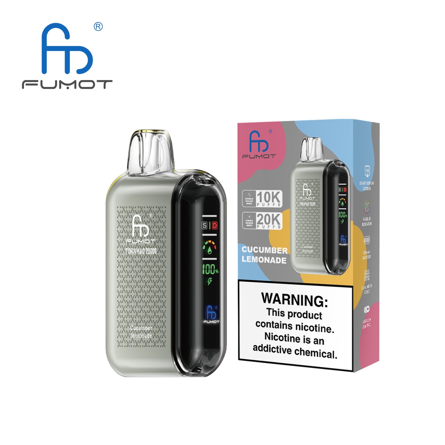 RandM Fumot Tornado 20000 Puffs Disposable Vape