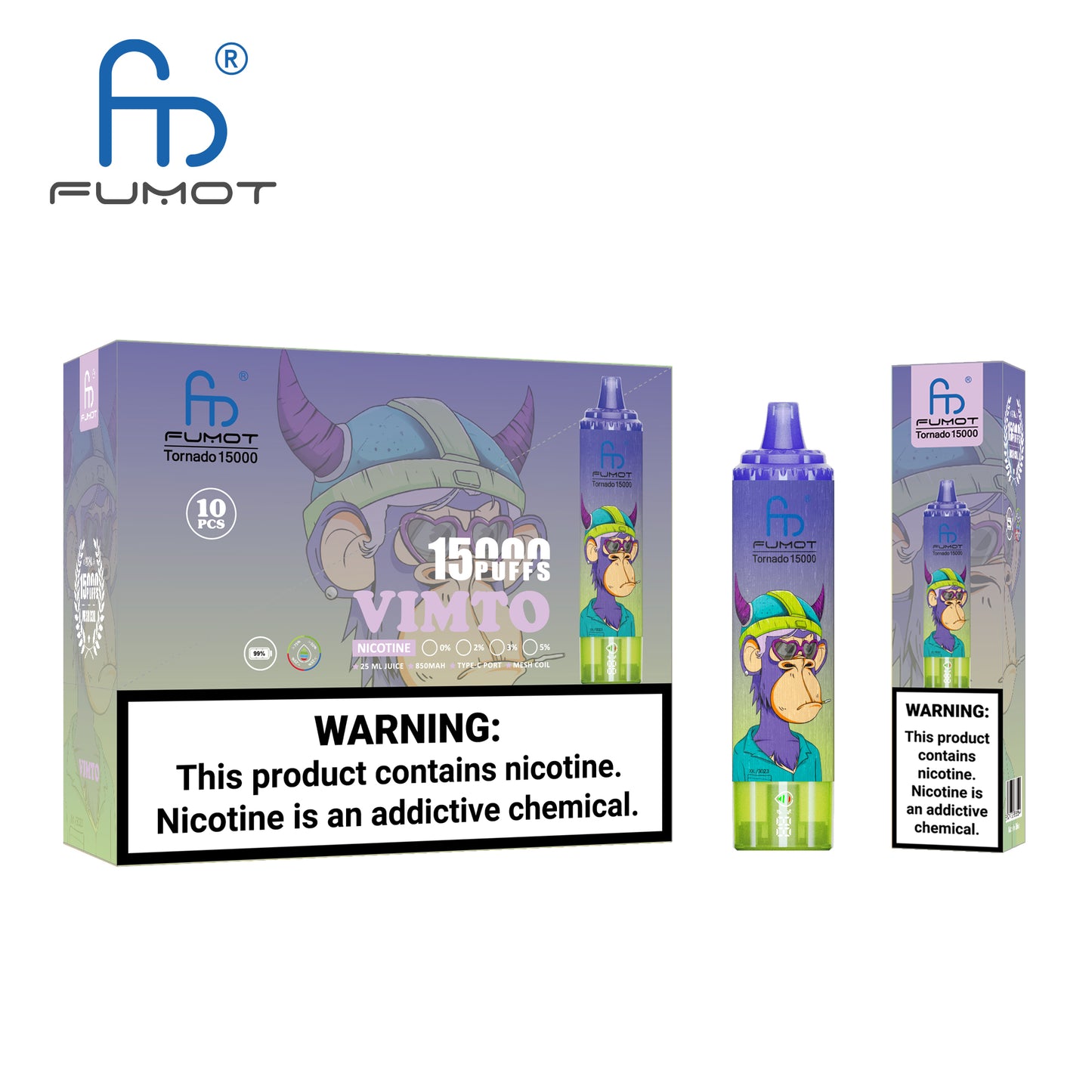 RandM Tornado 15000 | 2% nicotine