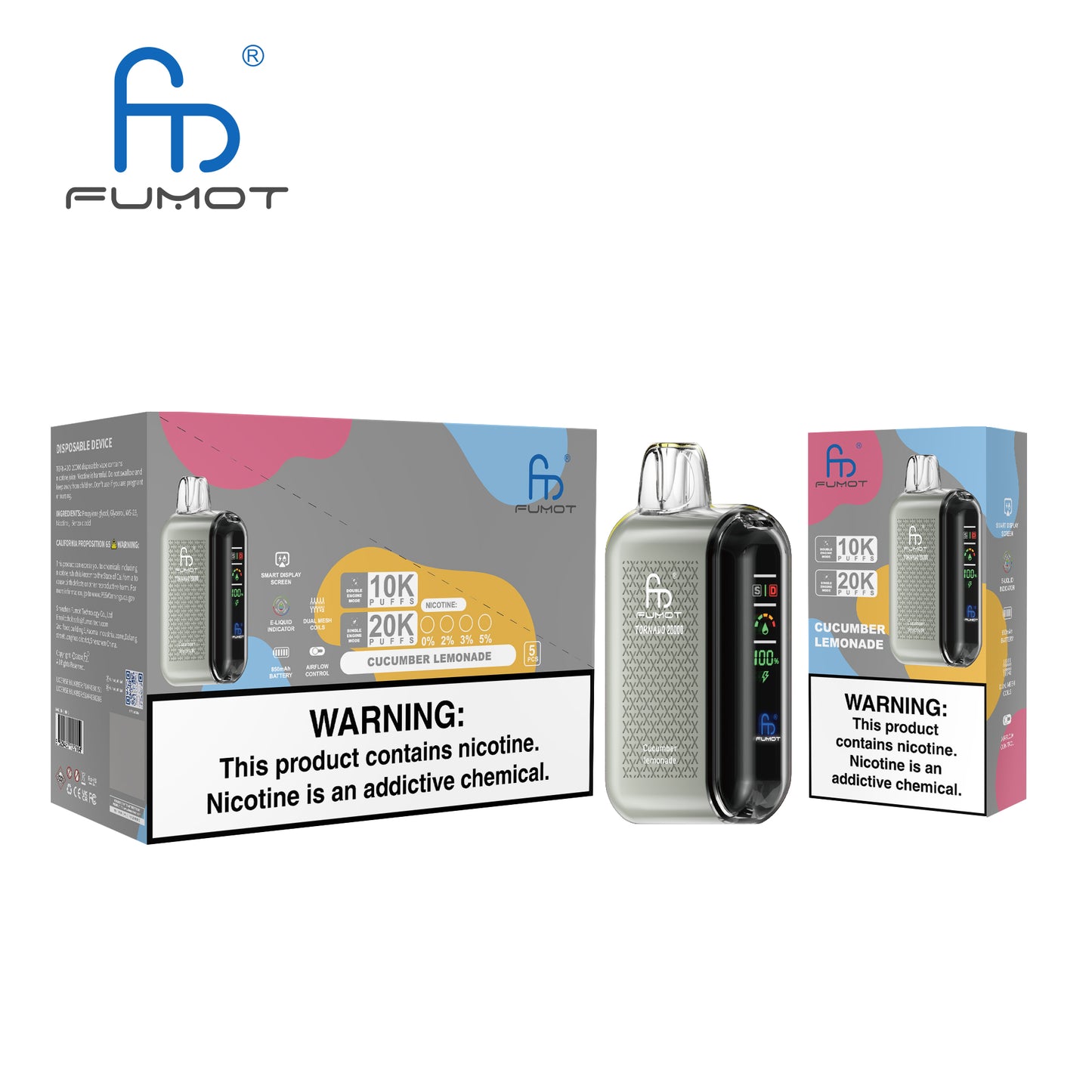 RandM Fumot Tornado 20000 Puffs Disposable Vape
