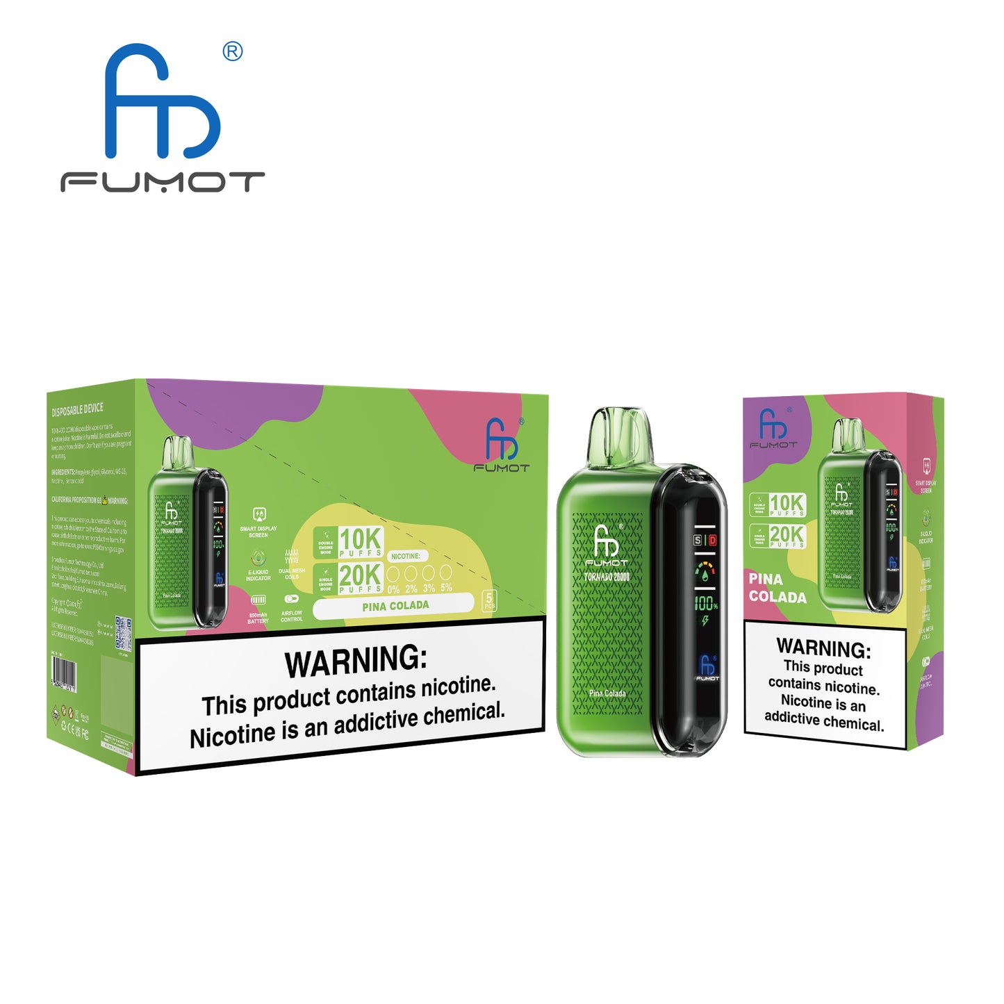 RandM Fumot Tornado 20000 Puffs Disposable Vape