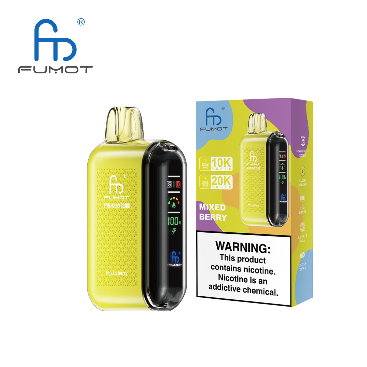 RandM Fumot Tornado 20000 Puffs Disposable Vape