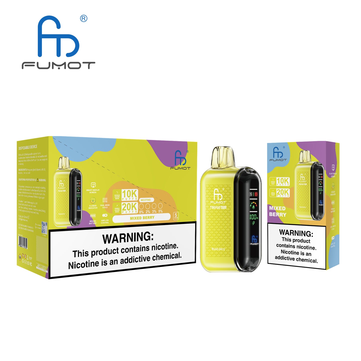 RandM Fumot Tornado 20000 Puffs Disposable Vape