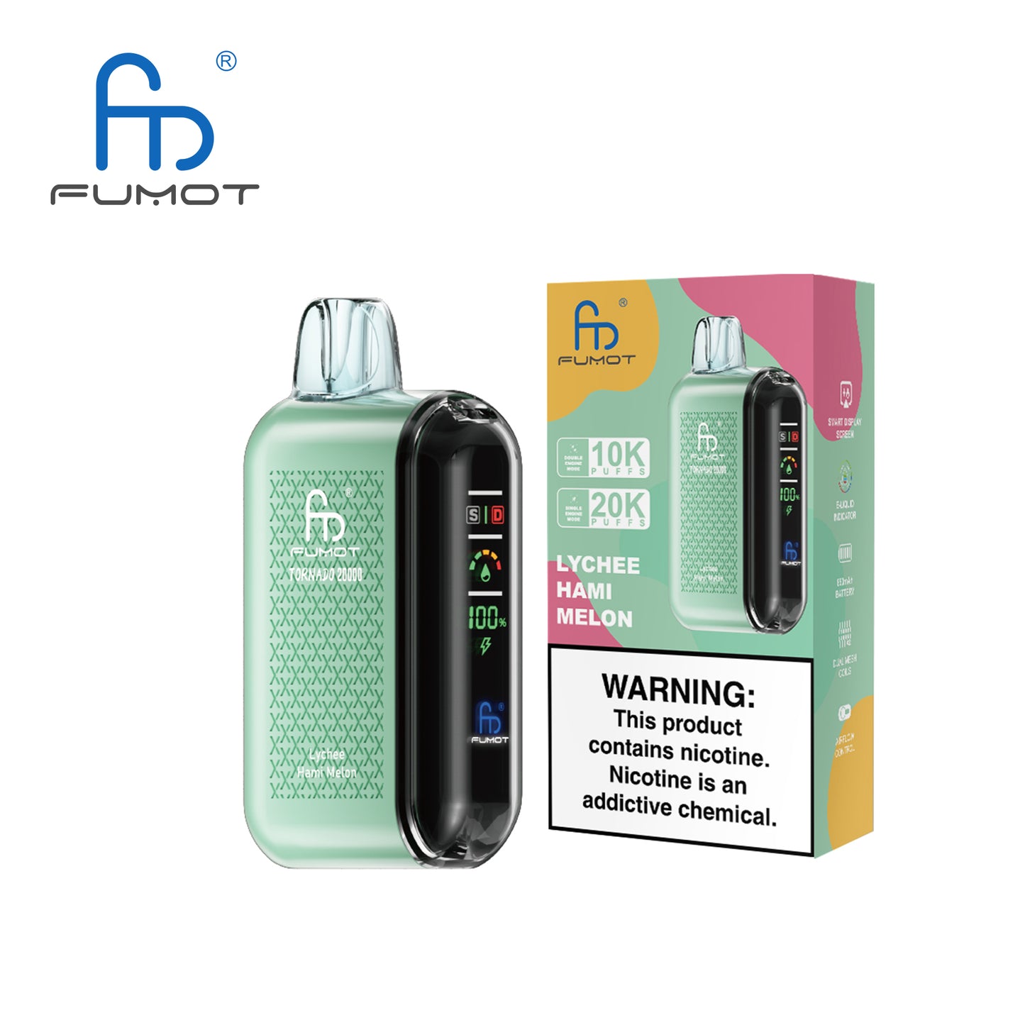 RandM Fumot Tornado 20000 Puffs Disposable Vape
