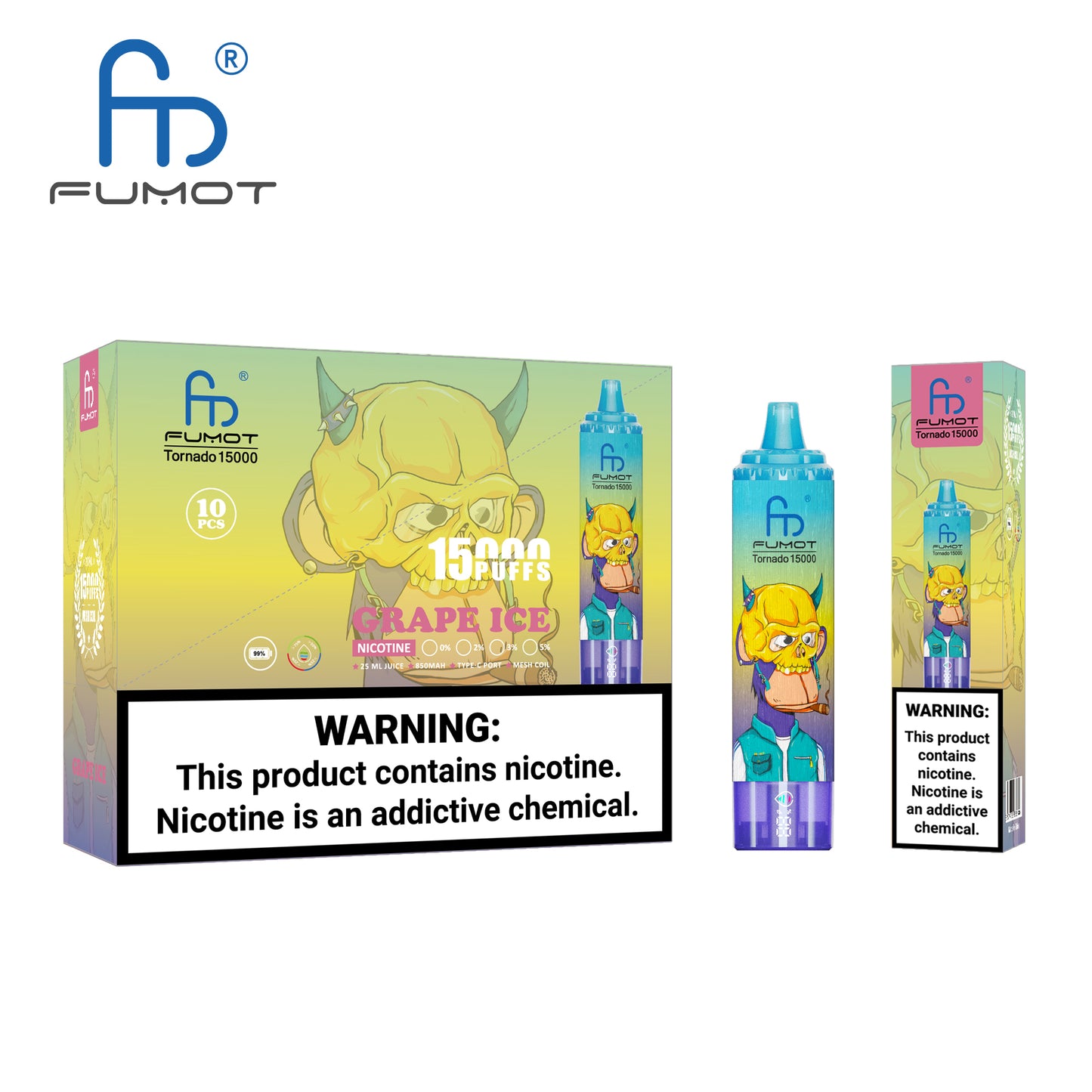 RandM Tornado 15000 | 2% nicotine