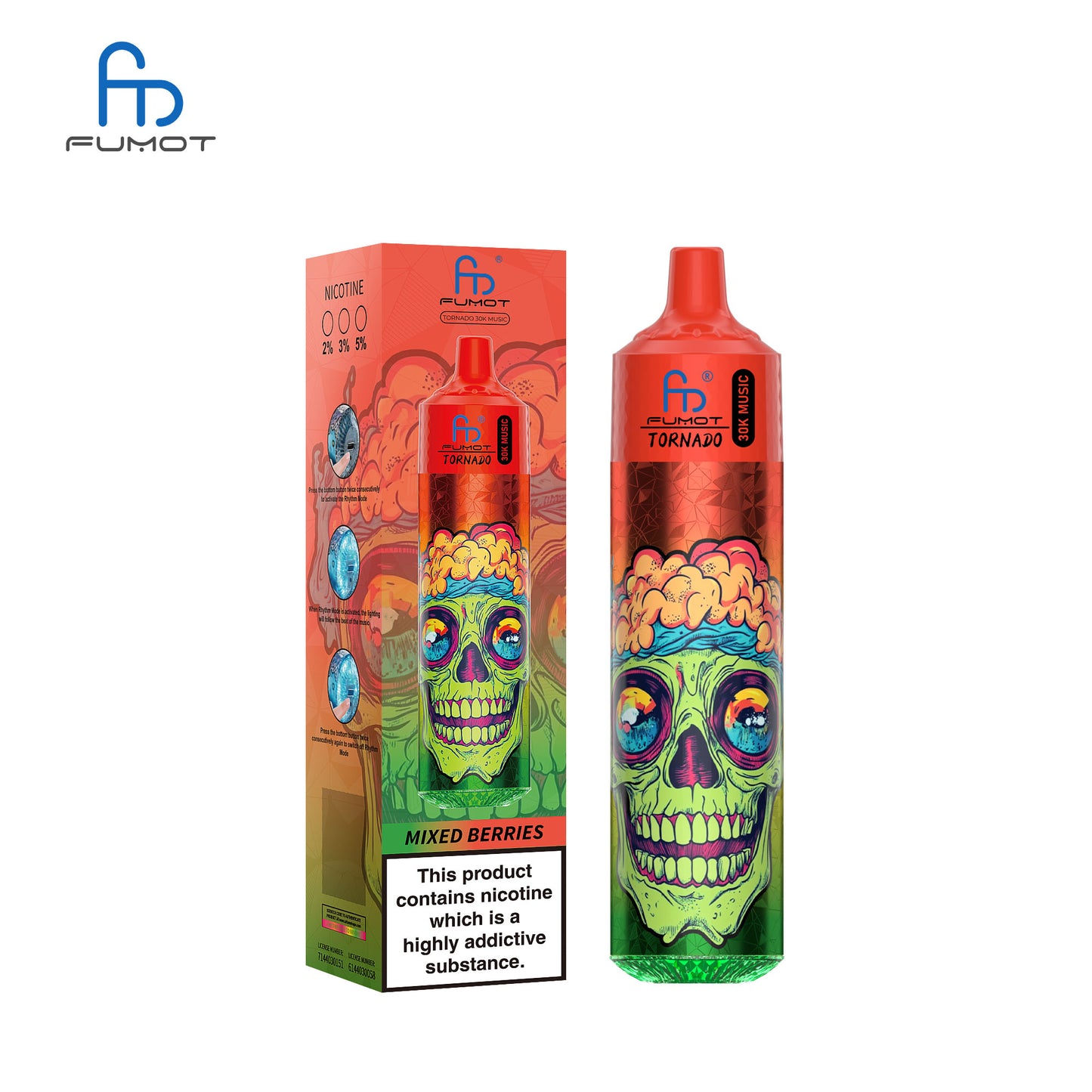 Fumot Tornado 30K Music Disposable Vape