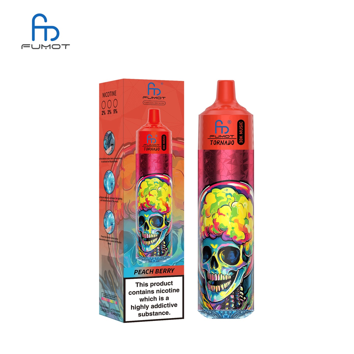 Fumot Tornado 30K Music Disposable Vape