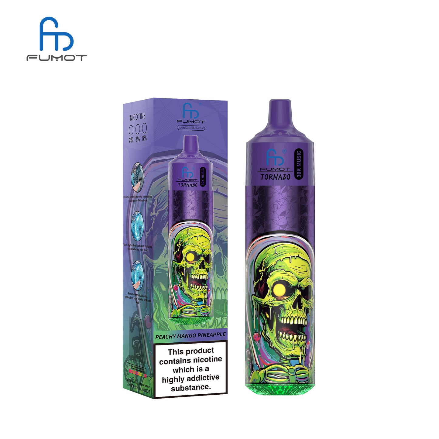 Fumot Tornado 30K Music Disposable Vape