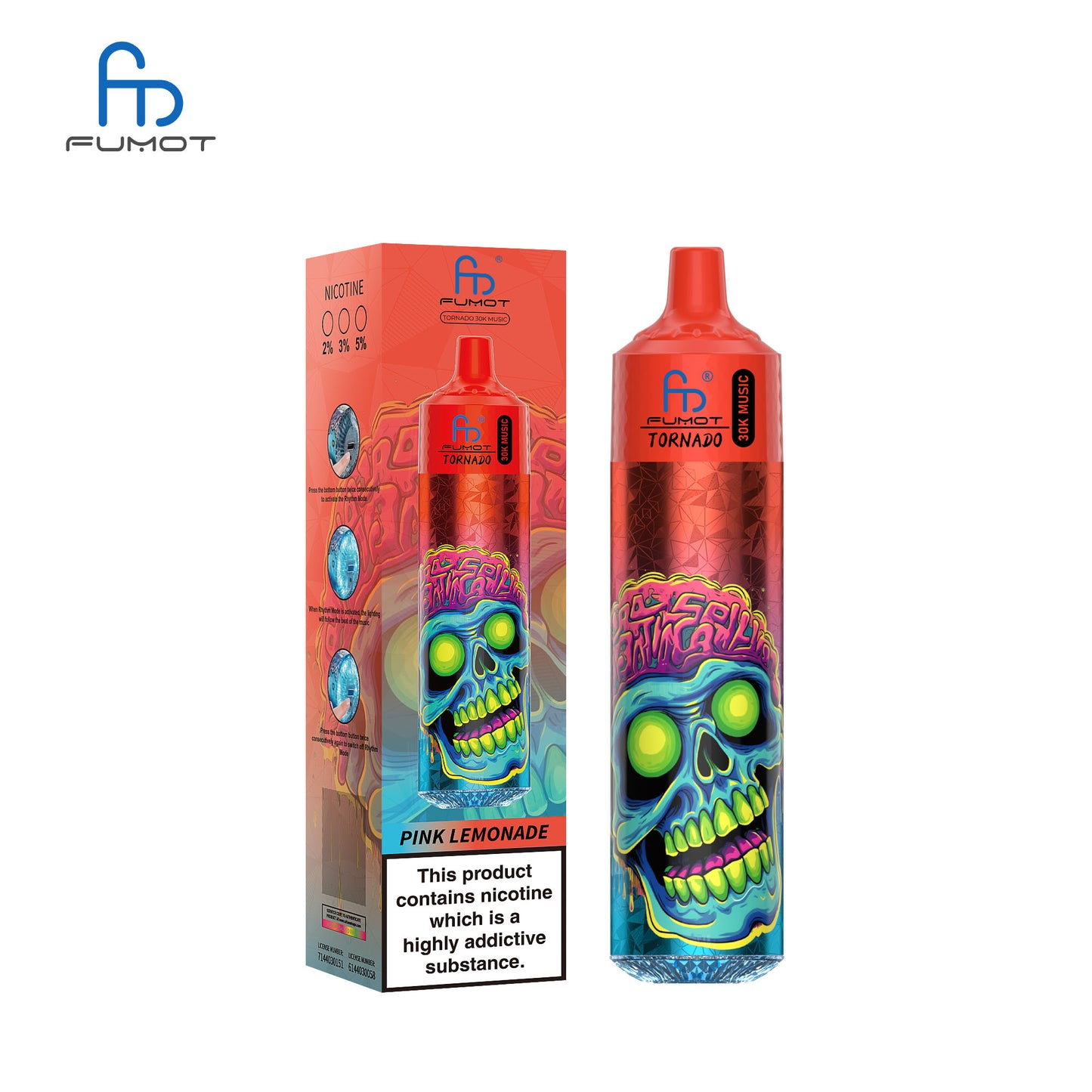 Fumot Tornado 30K Music Disposable Vape