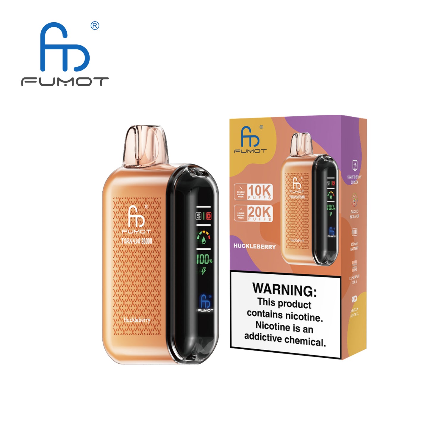 RandM Fumot Tornado 20000 Puffs Disposable Vape