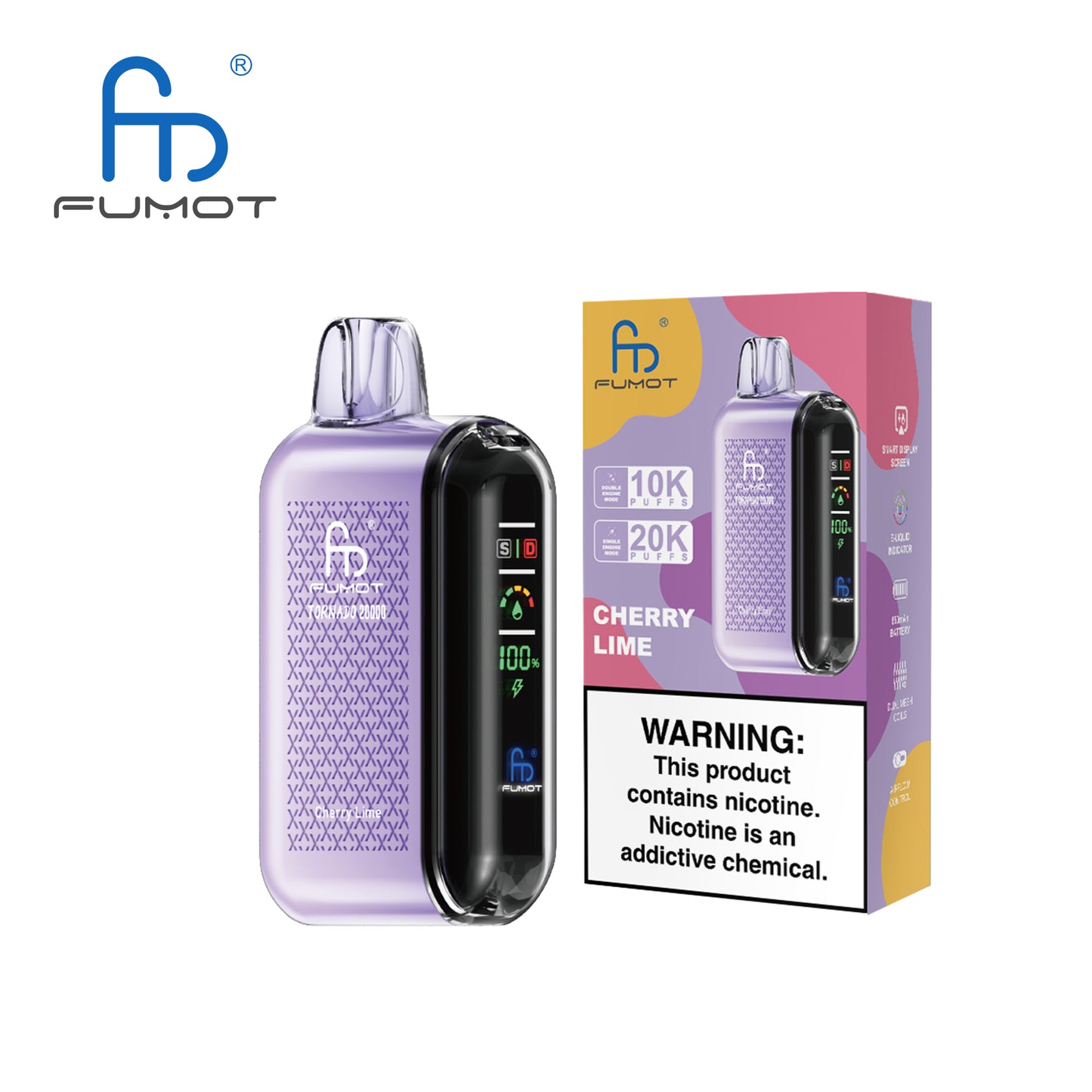 RandM Fumot Tornado 20000 Puffs Disposable Vape