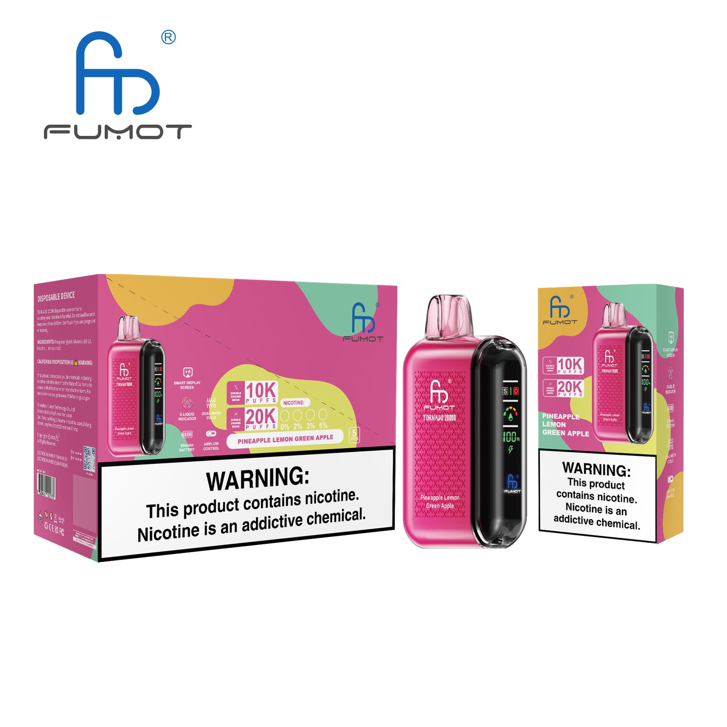 RandM Fumot Tornado 20000 Puffs Disposable Vape