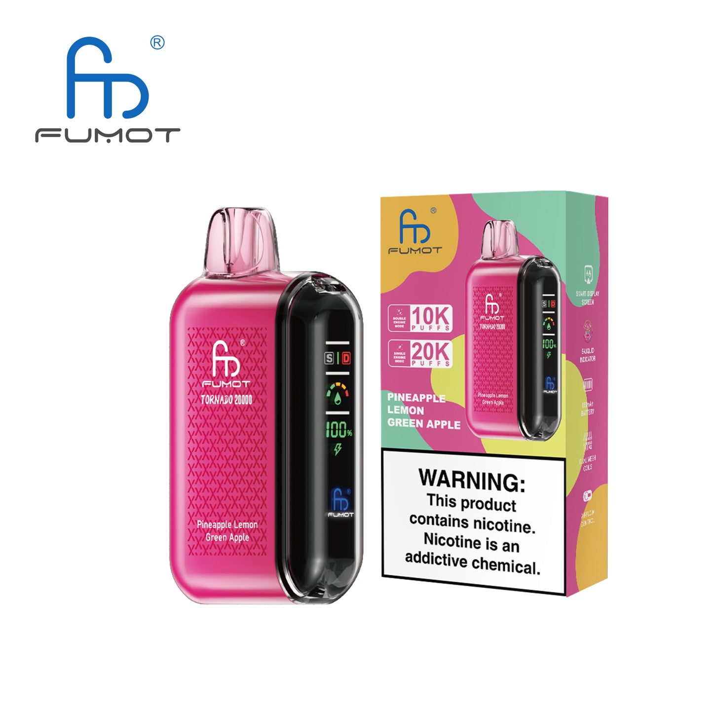 RandM Fumot Tornado 20000 Puffs Disposable Vape
