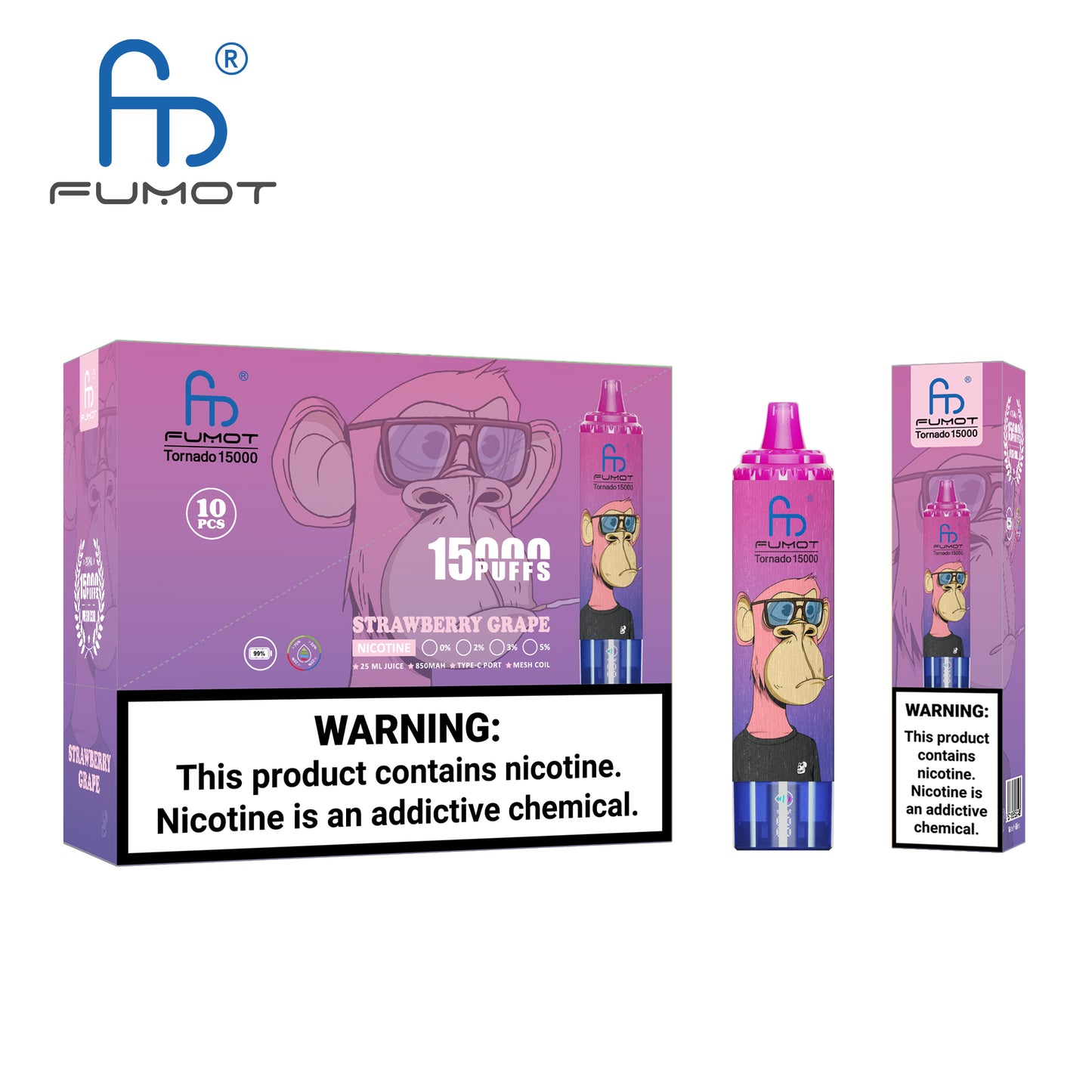 RandM Tornado 15000 | 2% nicotine