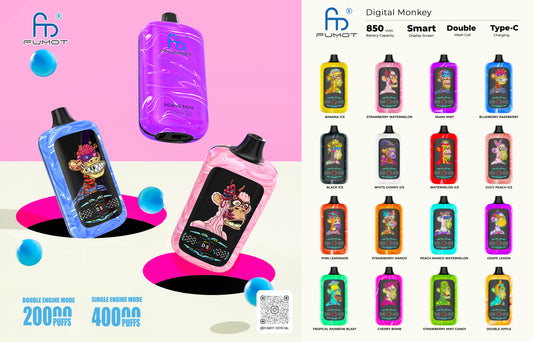 Fumot Digital Monkey 40000 Puffs Disposable Vape