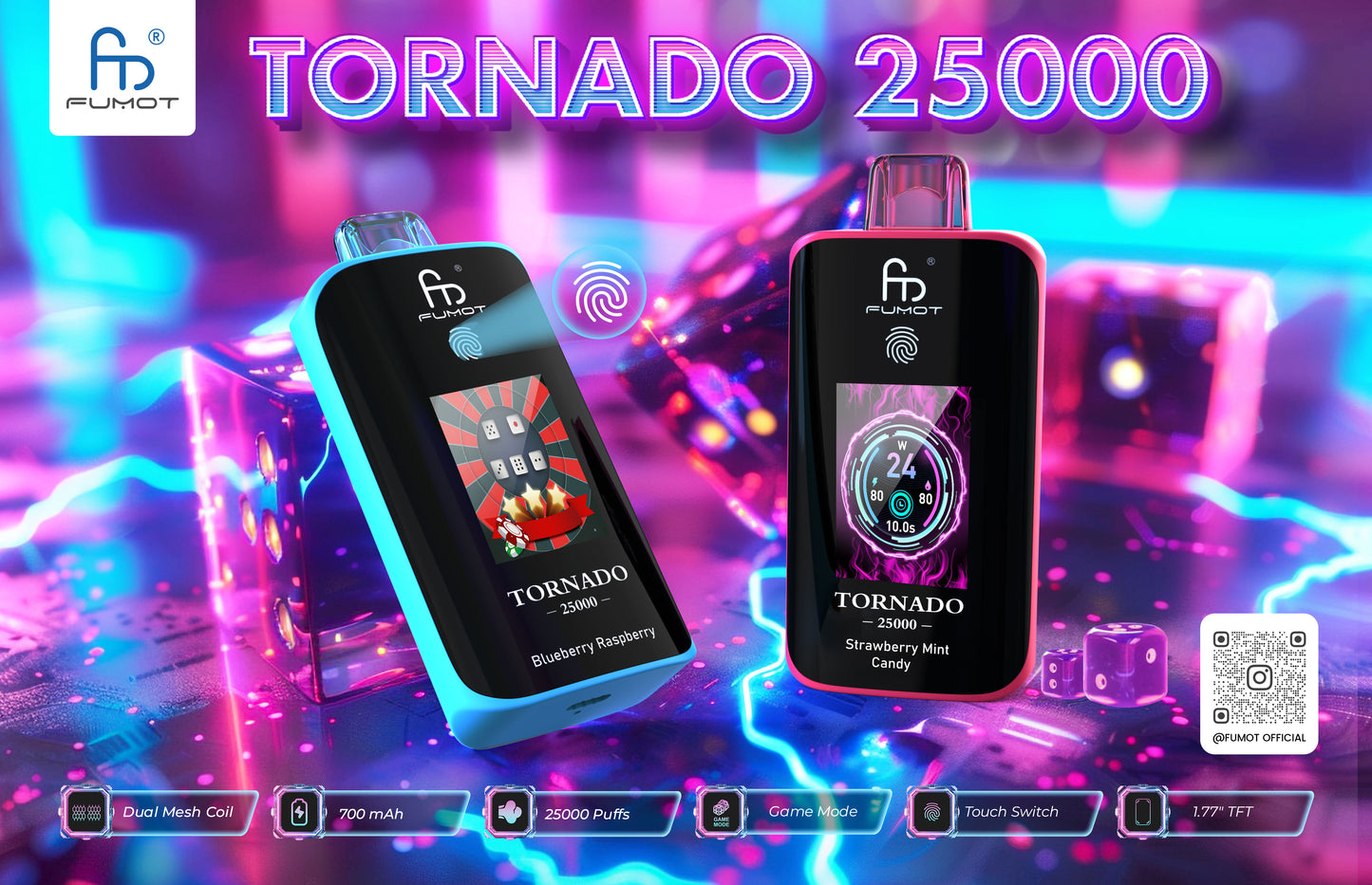 RandM Fumot Tornado 25000 Puffs Disposable Vape