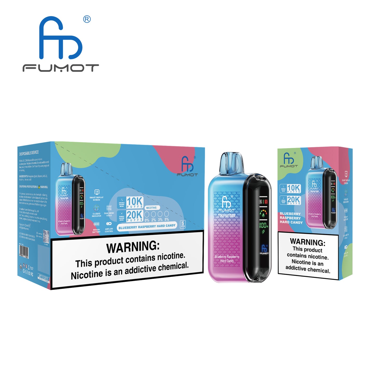 RandM Fumot Tornado 20000 Puffs Disposable Vape