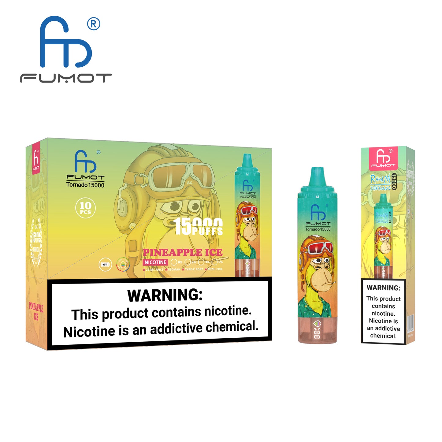 RandM Tornado 15000 | 2% nicotine