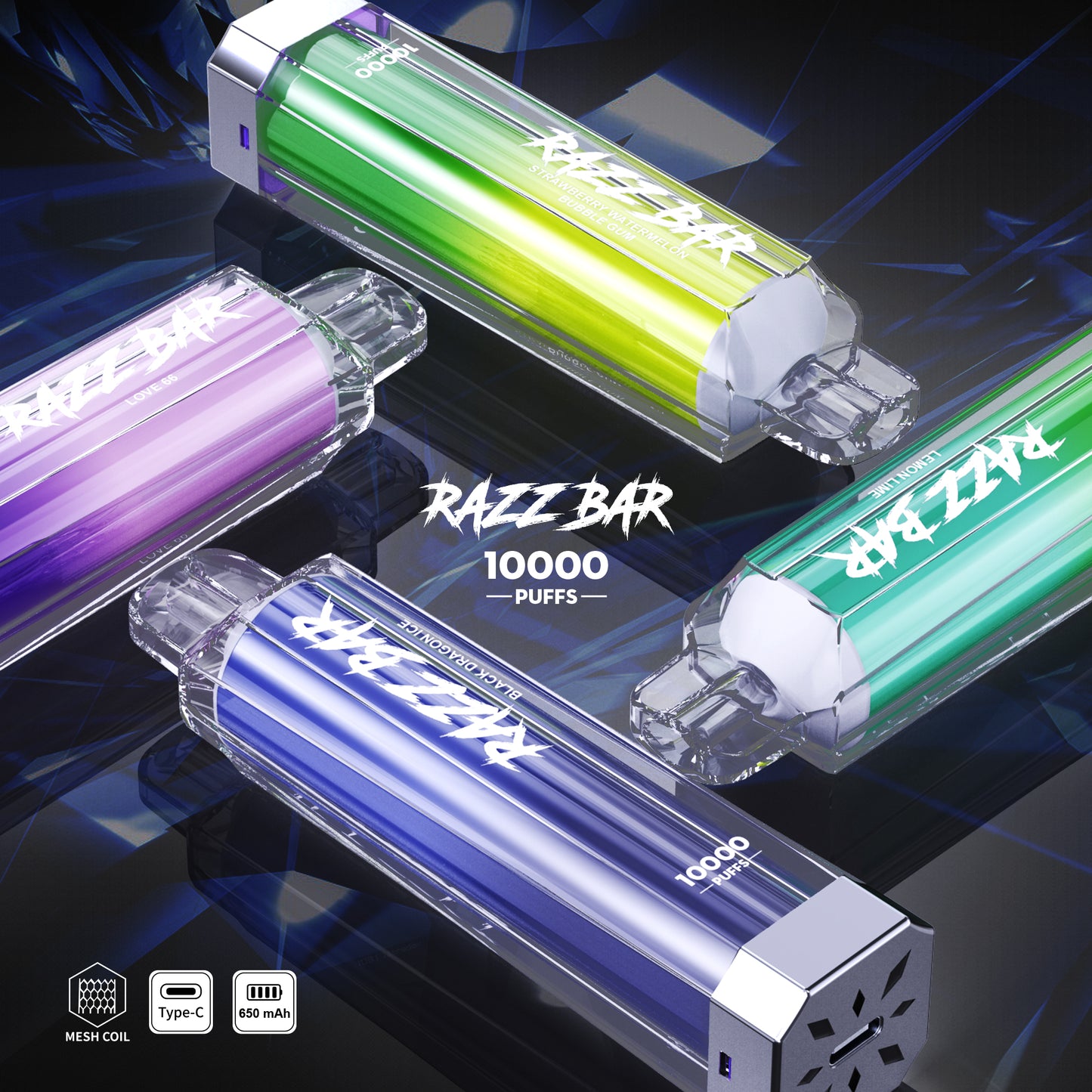 RazzBar Crystal 10000 Puff