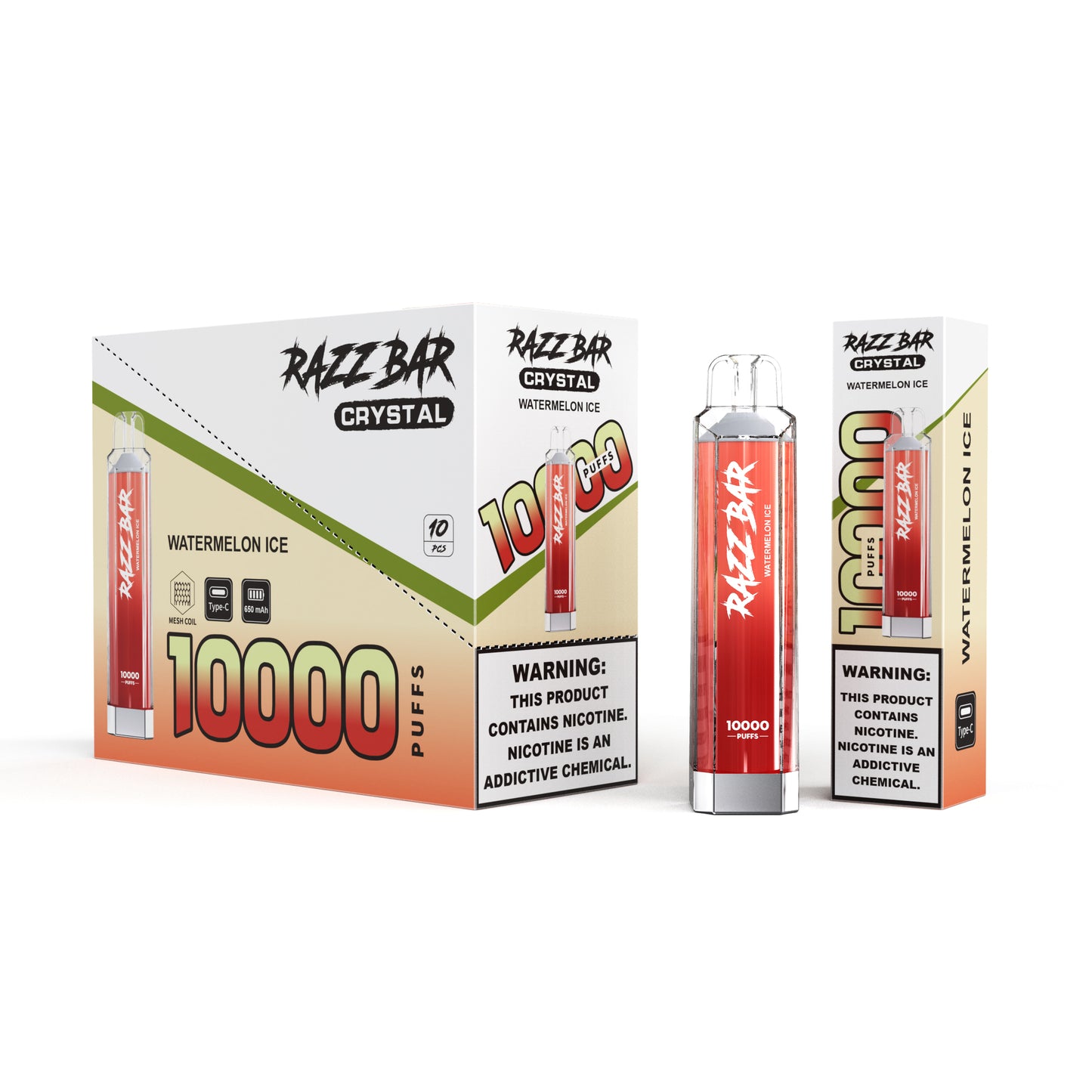 RazzBar Crystal 10000 Puff