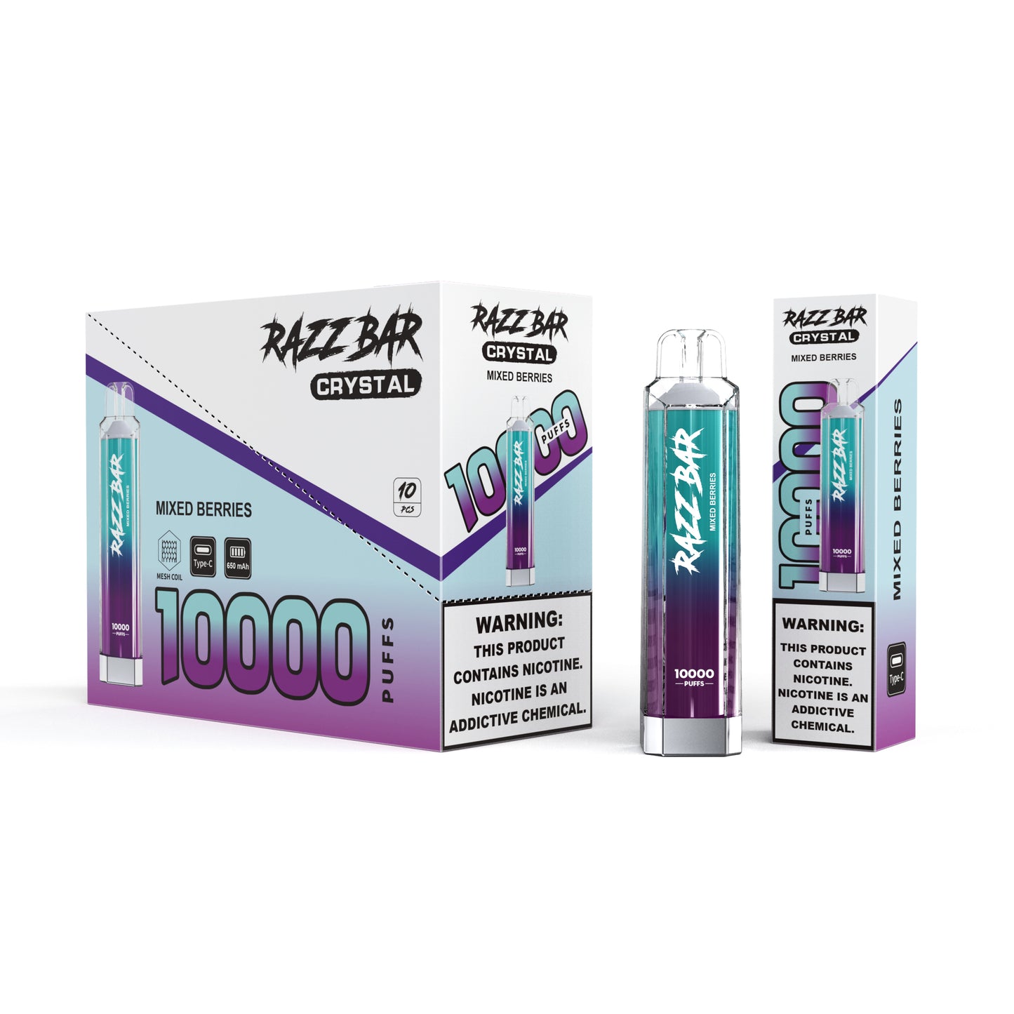 RazzBar Crystal 10000 Puff