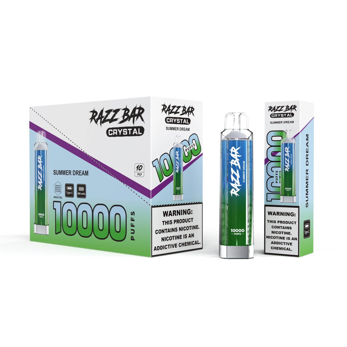 RazzBar Crystal 10000 Puff