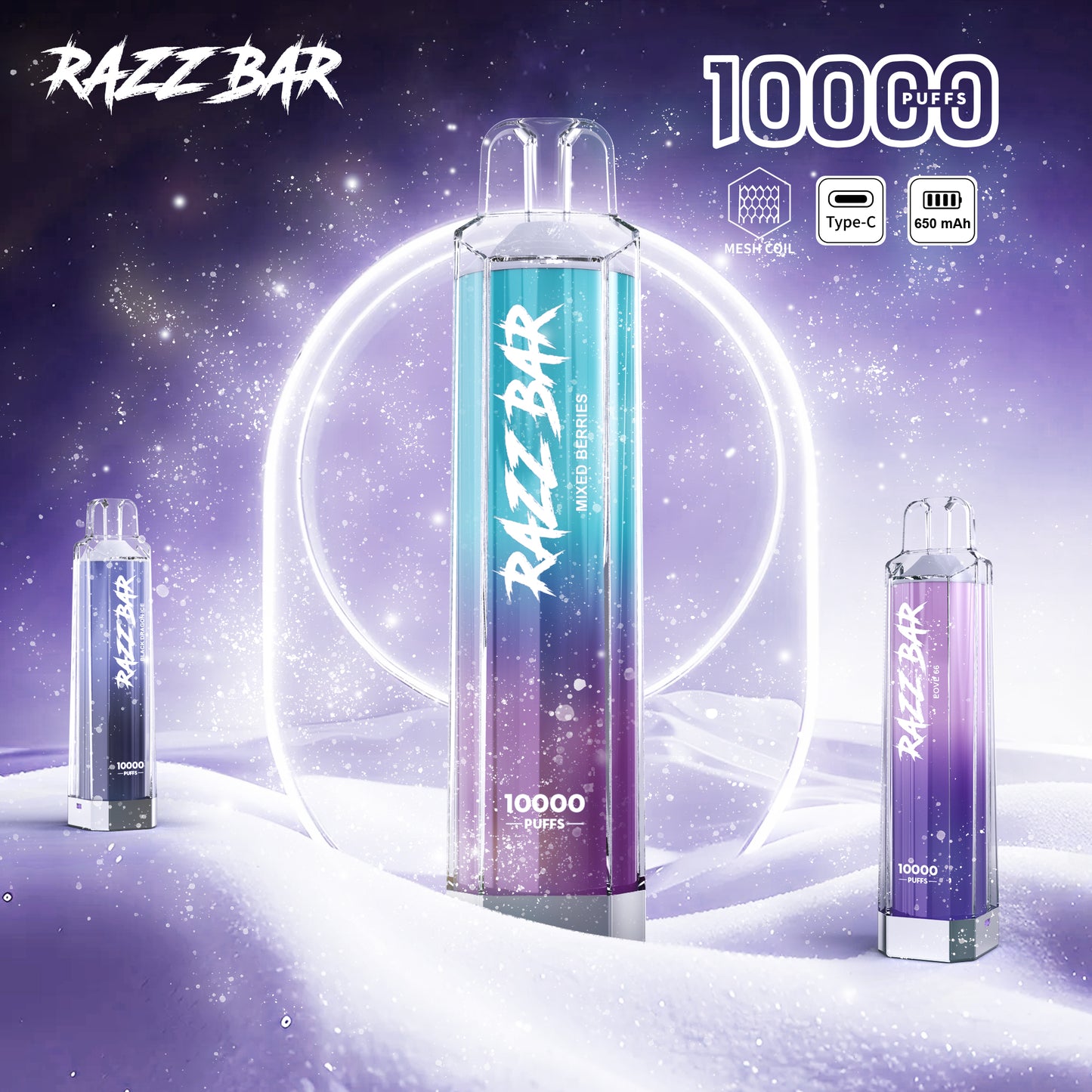 RazzBar Crystal 10000 Puff