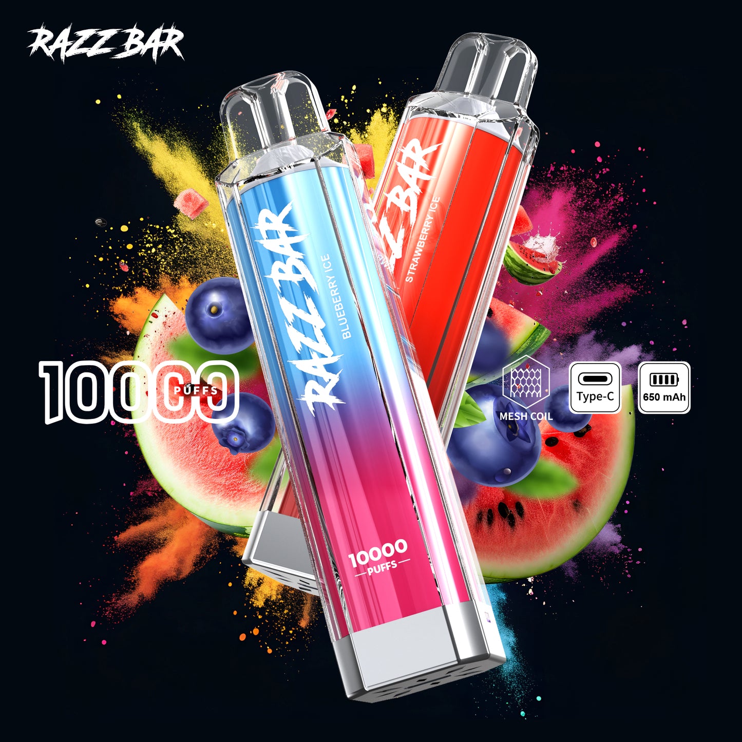 RazzBar Crystal 10000 Puff