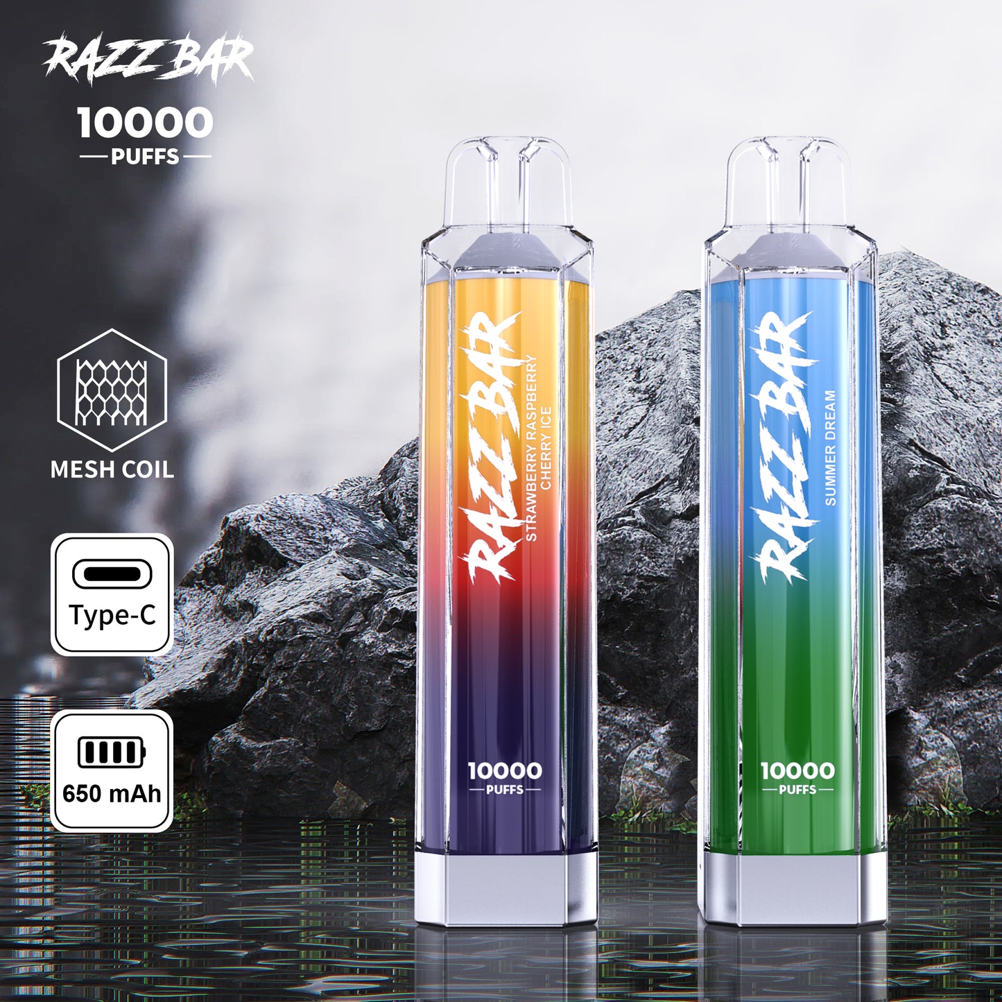 RazzBar Crystal 10000 Puff