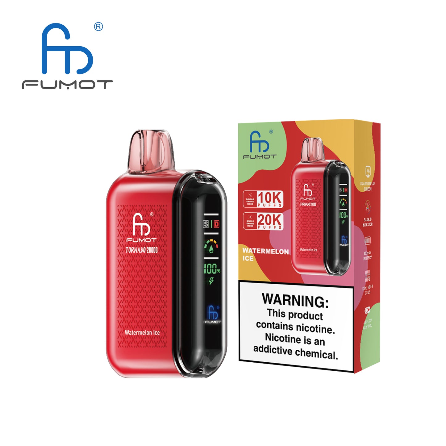 RandM Fumot Tornado 20000 Puffs Disposable Vape