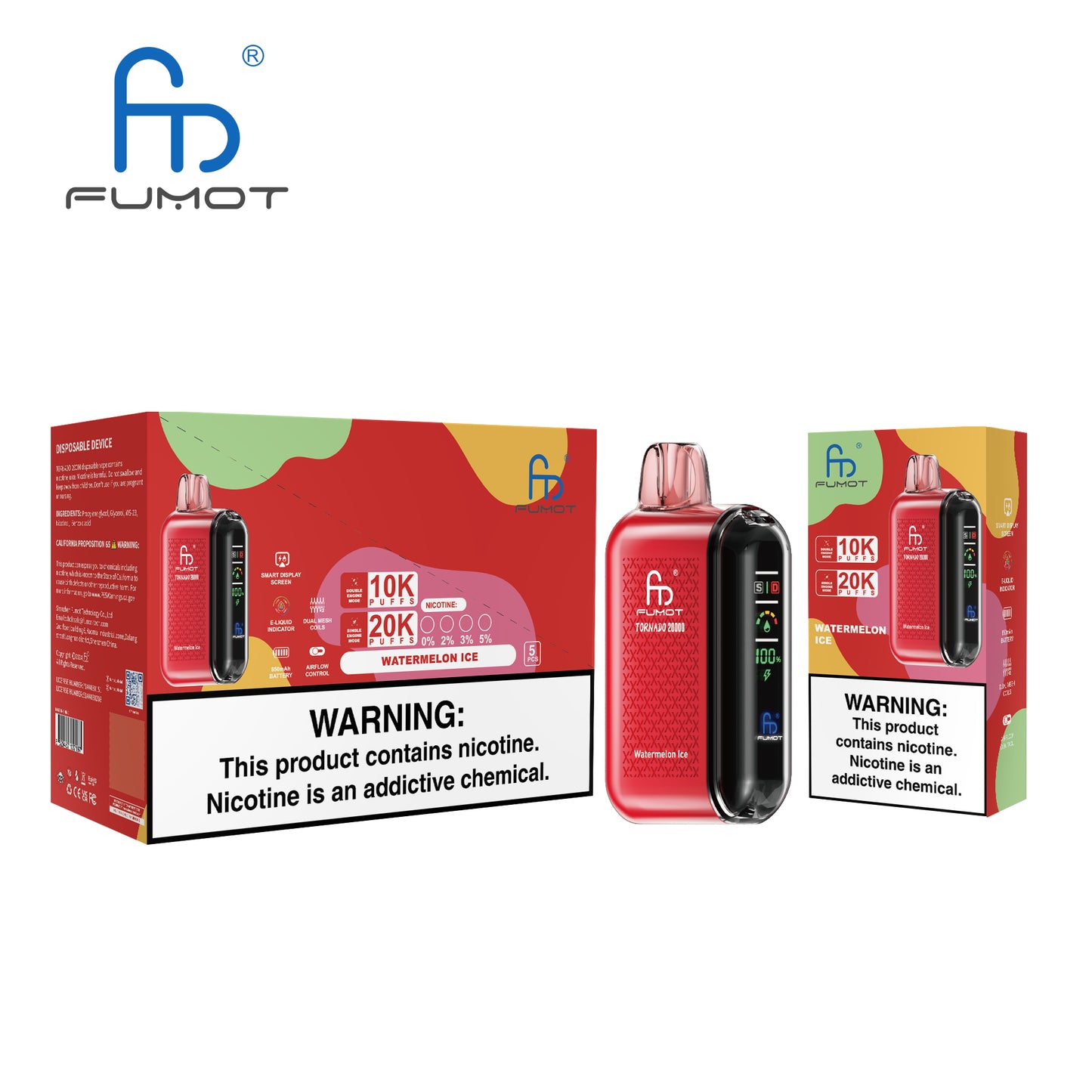 RandM Fumot Tornado 20000 Puffs Disposable Vape