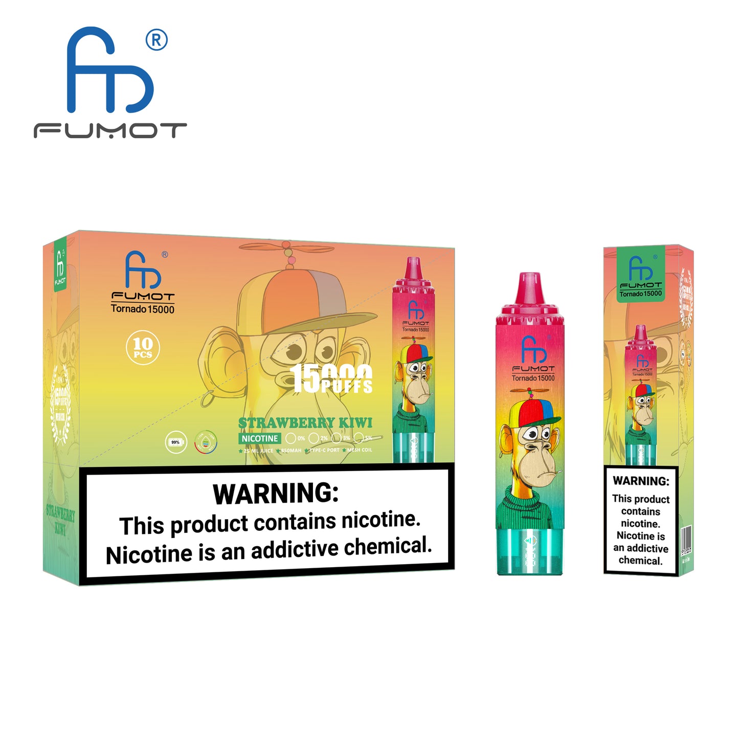 RandM Tornado 15000 | 2% nicotine