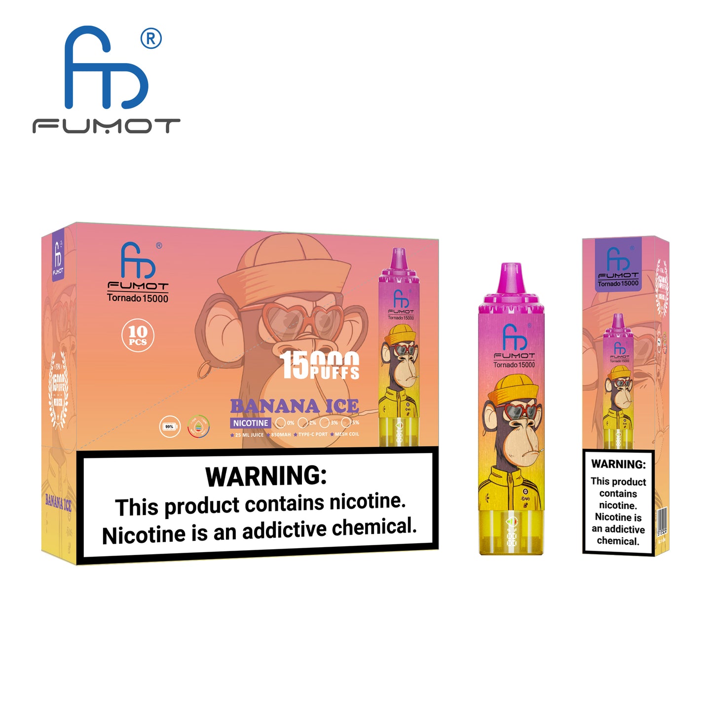 RandM Tornado 15000 | 2% nicotine