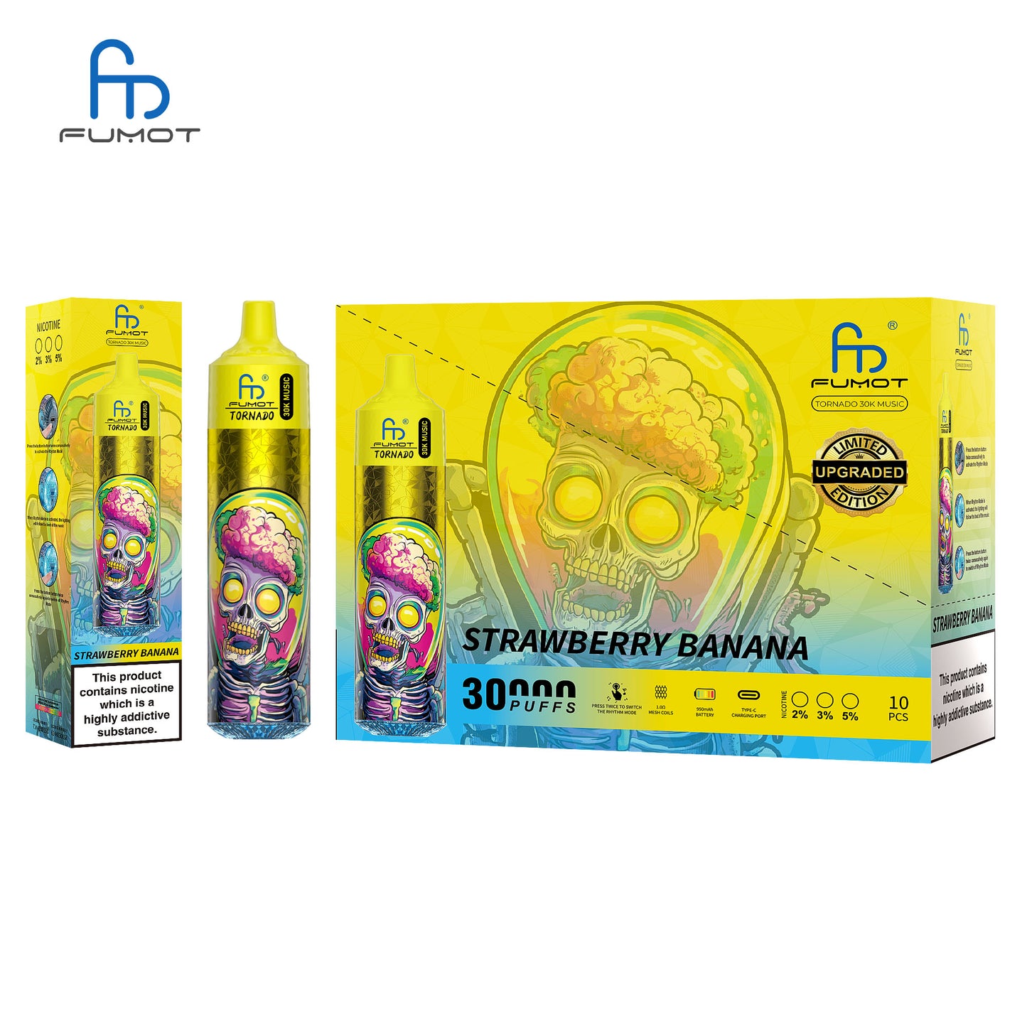 Fumot Tornado 30K Music Disposable Vape