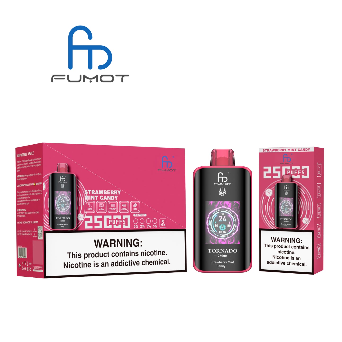 RandM Fumot Tornado 25000 Puffs Disposable Vape