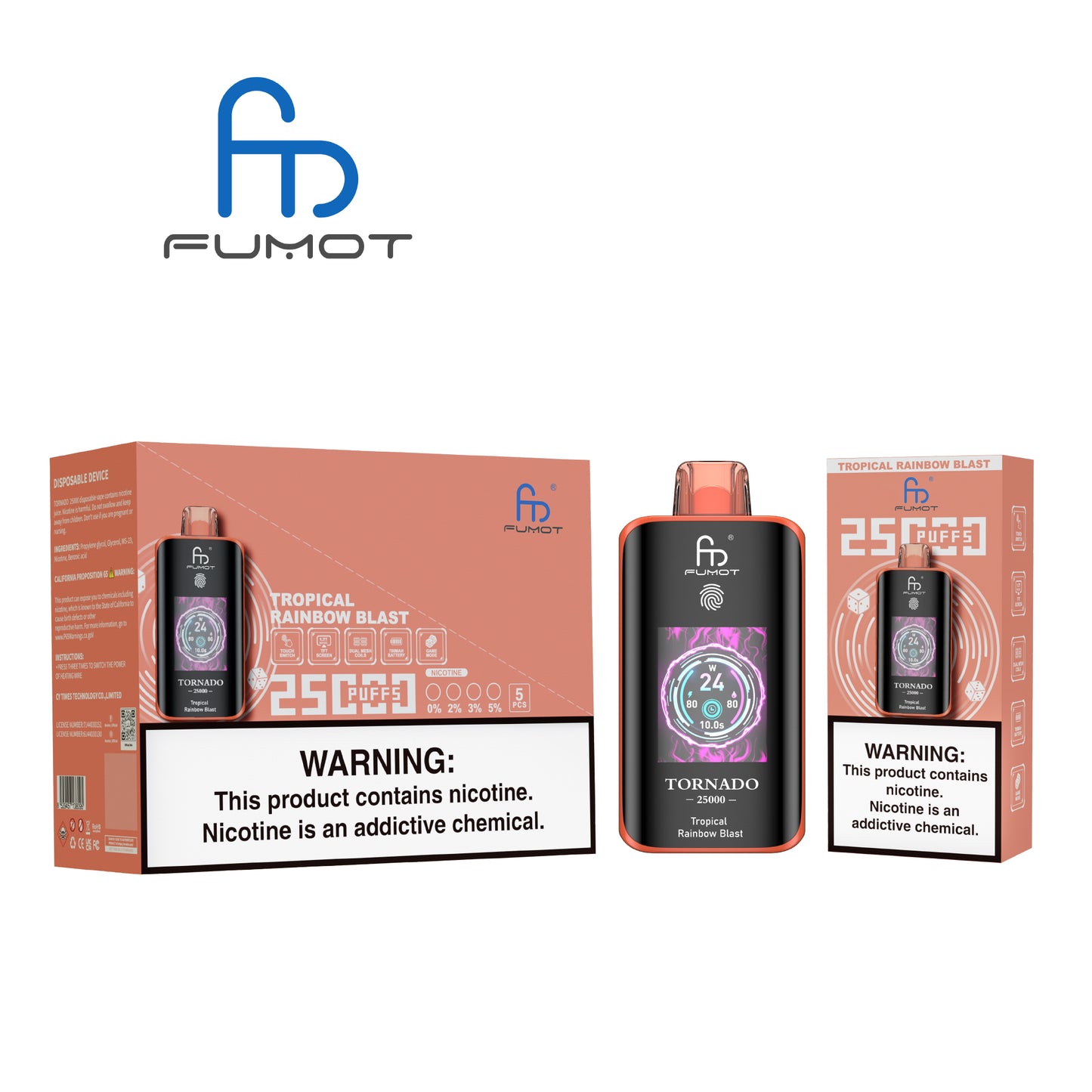 RandM Fumot Tornado 25000 Puffs Disposable Vape
