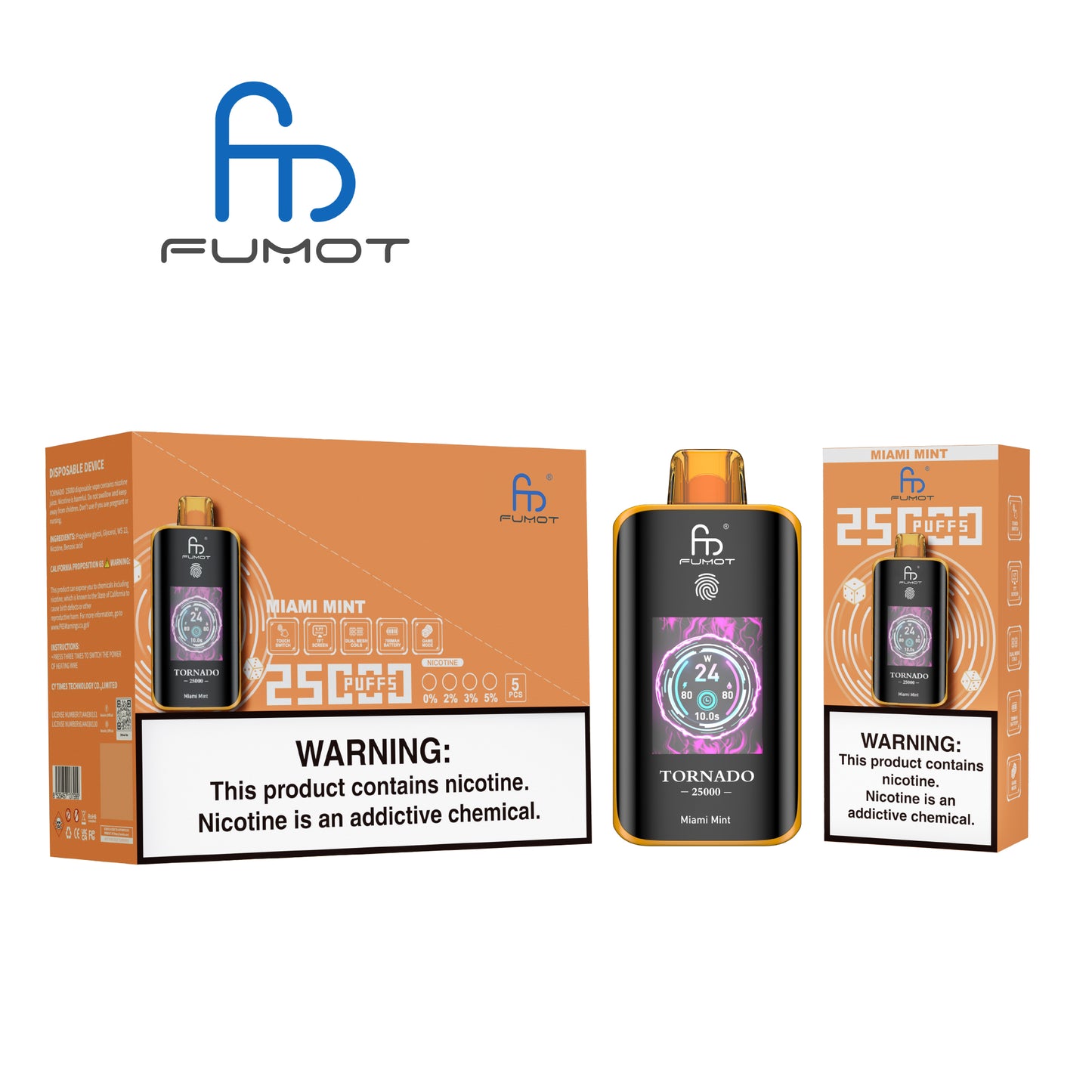 RandM Fumot Tornado 25000 Puffs Disposable Vape