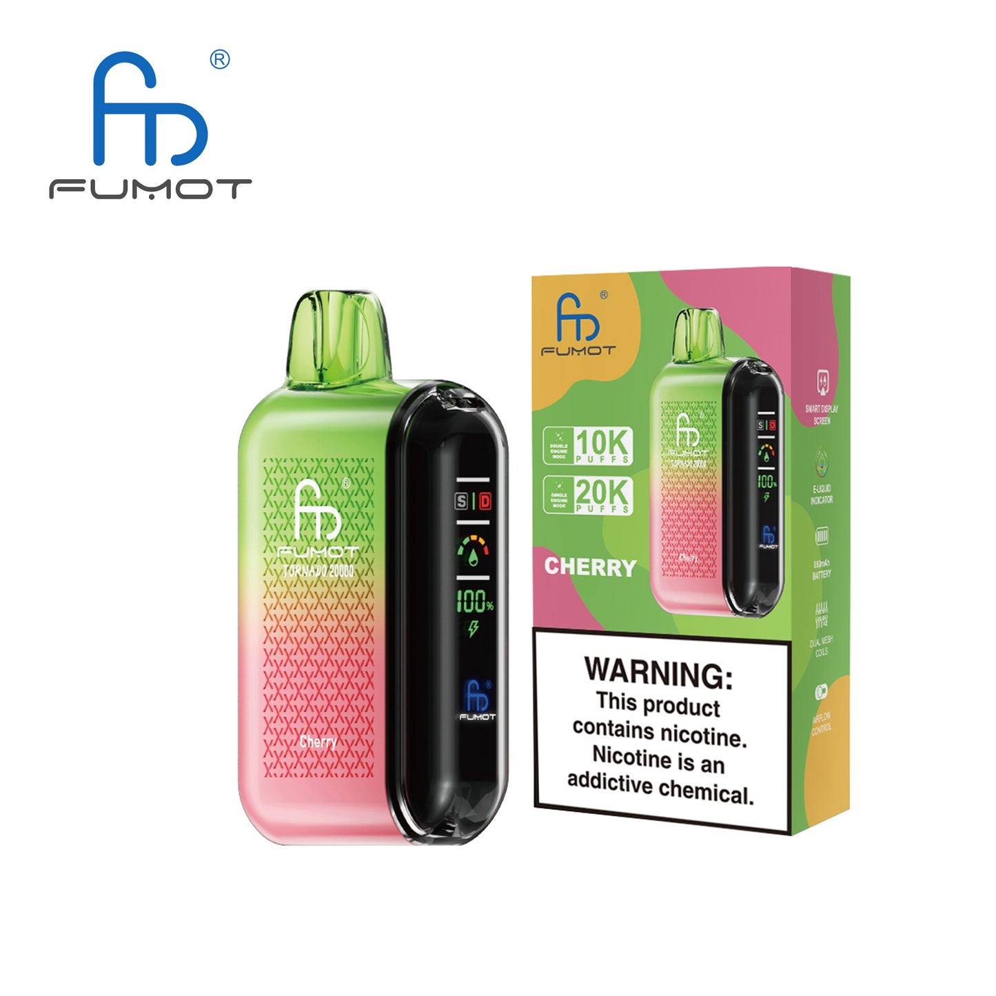 RandM Fumot Tornado 20000 Puffs Disposable Vape