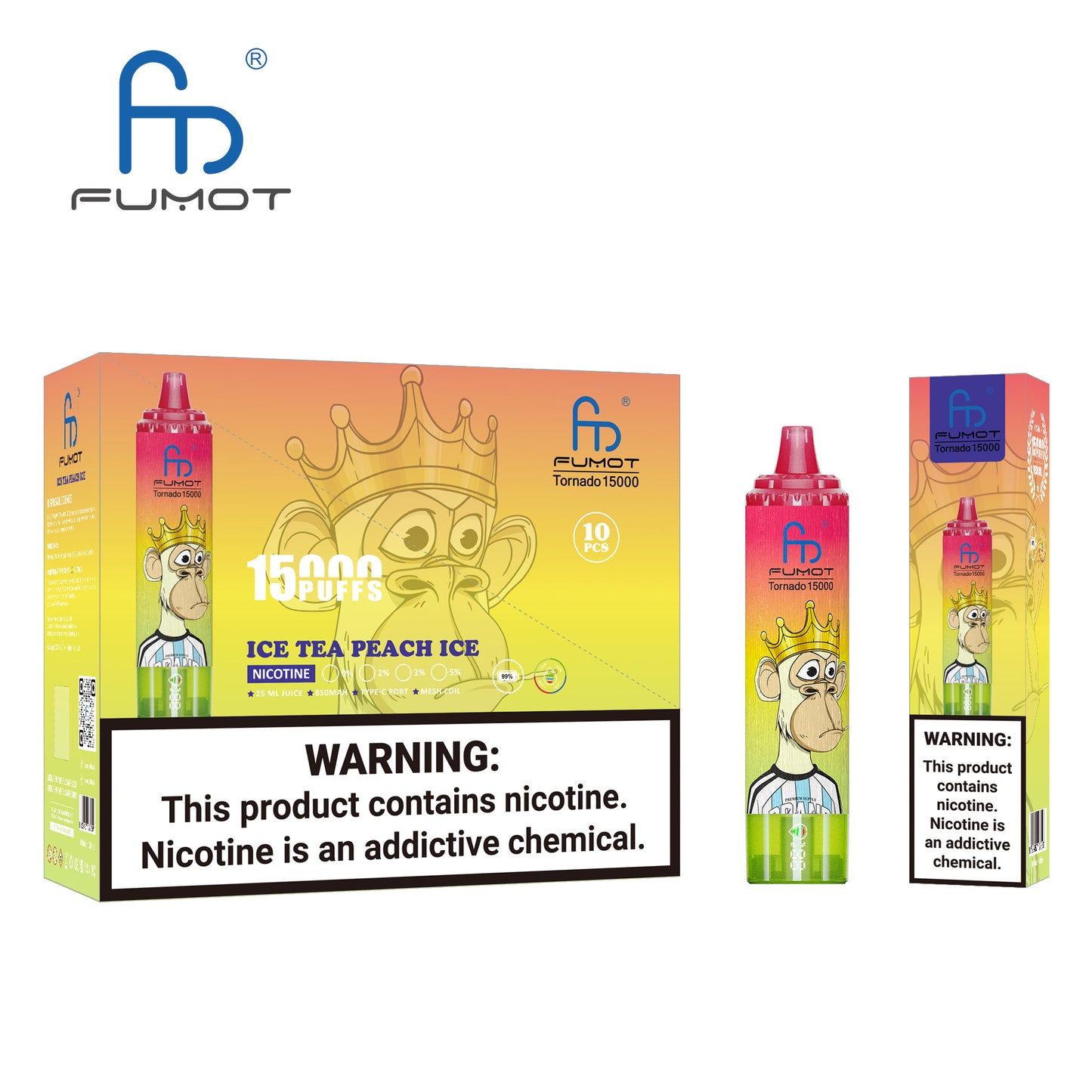 RandM Tornado 15000 | 2% nicotine