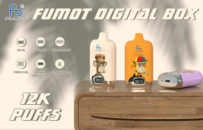 Fumot Digital Box 12000 Puffs Disposable Vape